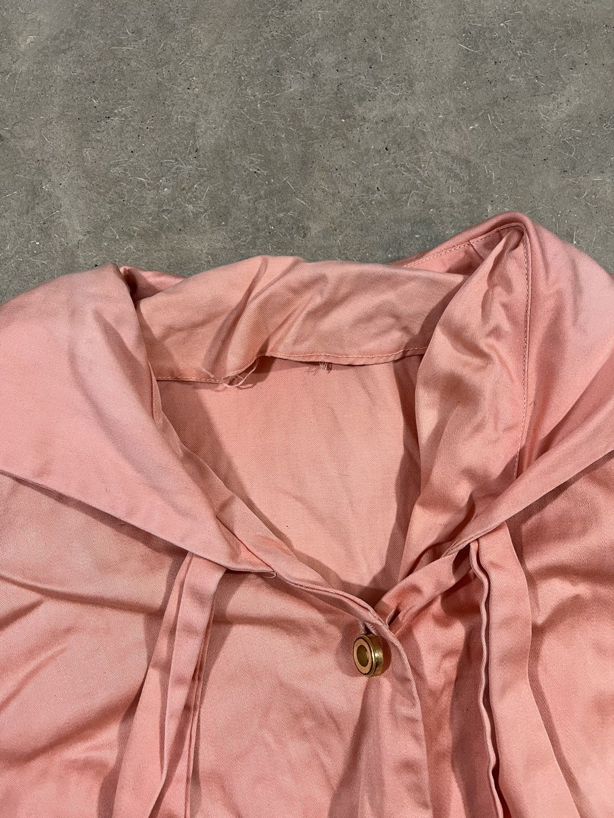 Vintage Vintage 50s Short Sleeve Blouse Sailor Shirt Pink Size M / US 6-8 / IT 42-44 - 3 Thumbnail