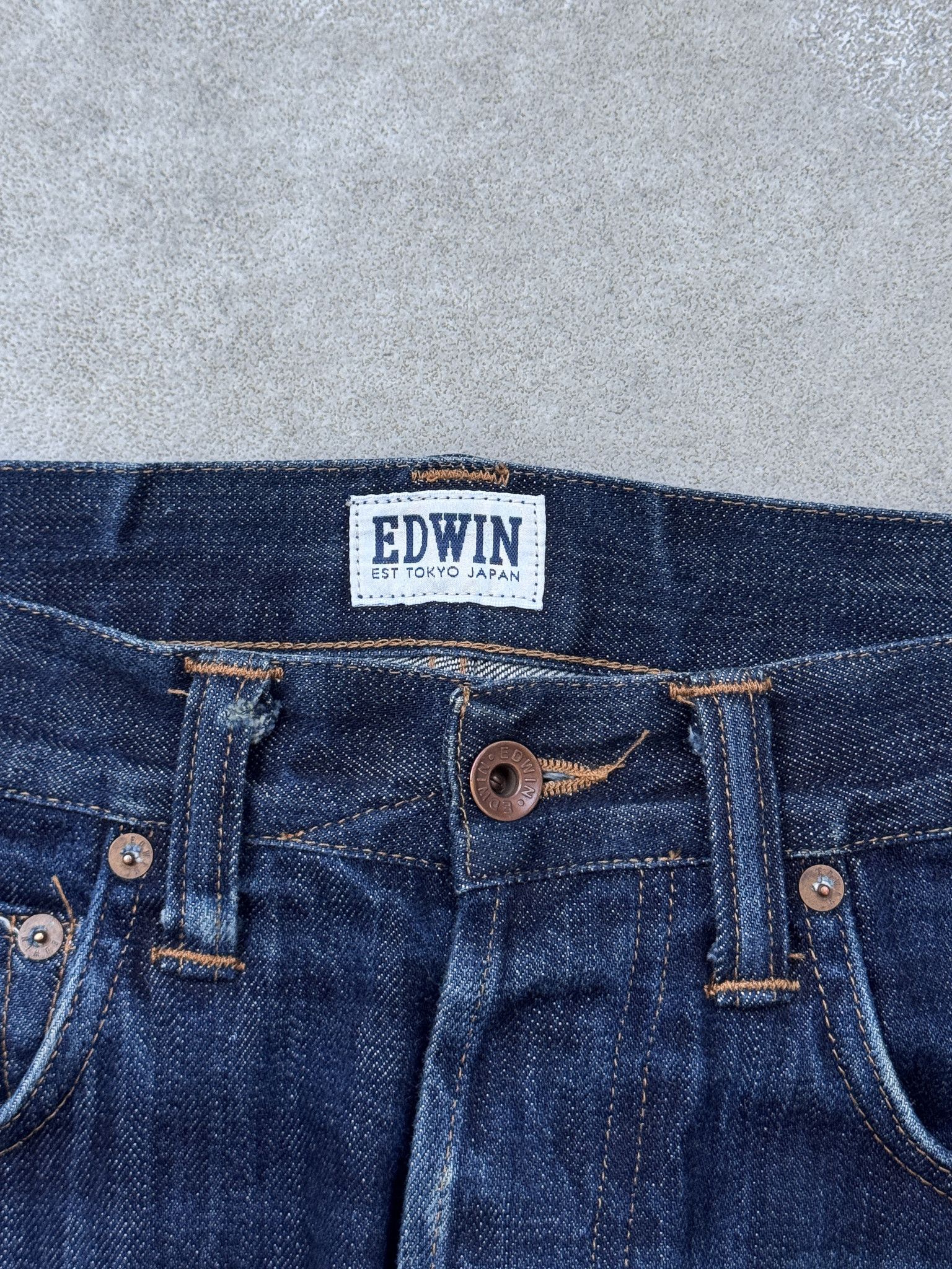 Edwin Edwin Selvedge Blue Denim Jeans Size US 32 / EU 48 - 10 Thumbnail