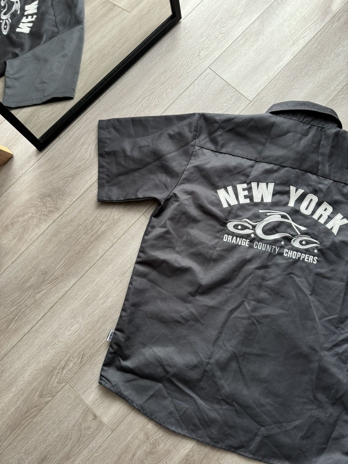Band Tees × Vintage × West Coast Choppers Vintage Rare Big Logo New York Orange County Choppers Shirt Size US XL / EU 56 / 4 - 2 Thumbnail