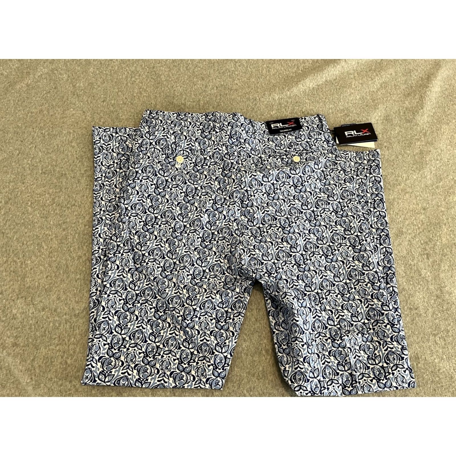 RLX Ralph Lauren RLX Ralph Lauren Golf Pants Blue Fish Print Mens 32x32 NWT Size US 32 / EU 48 - 5 Thumbnail