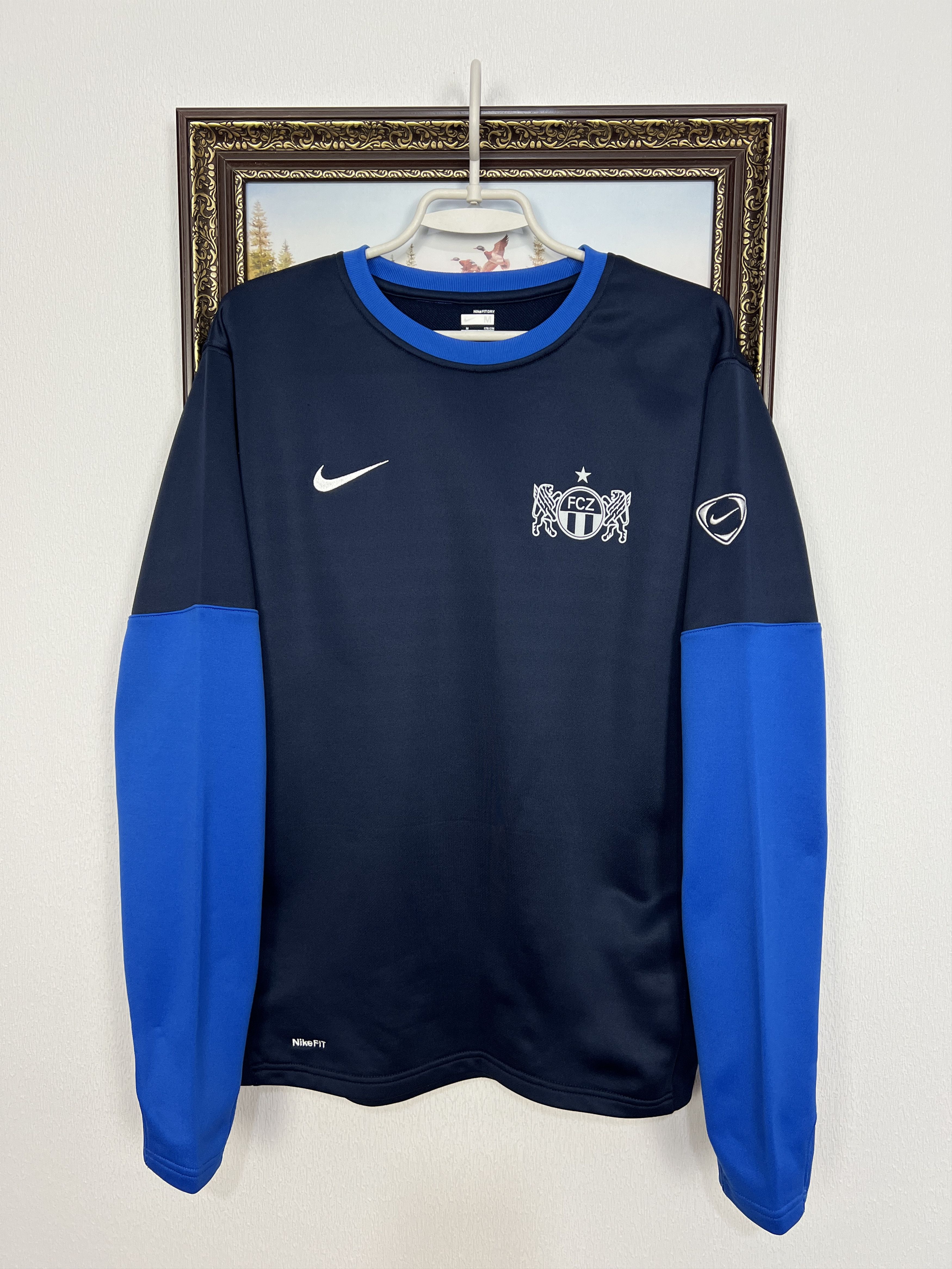 Nike Vintage Zurich Football Sweatshirt Soccer Track Top Crewneck Size US M / EU 48-50 / 2 - 1 Thumbnail
