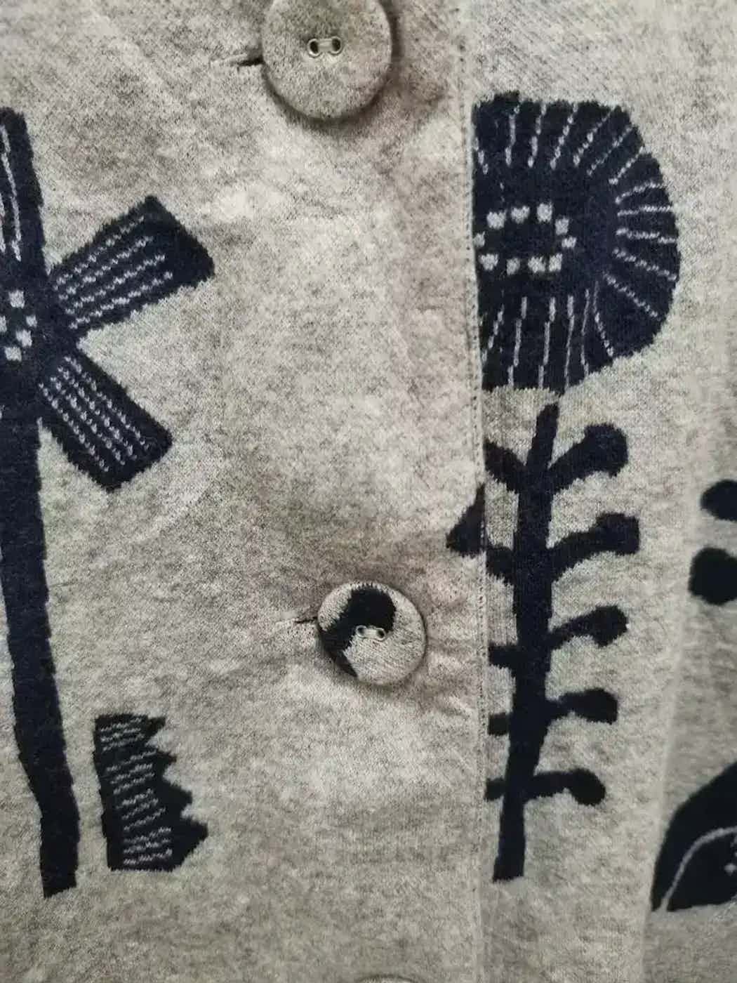 Japanese Brand Rare! Flower Art Design Jacket Size US XXL / EU 58 / 5 - 4 Thumbnail