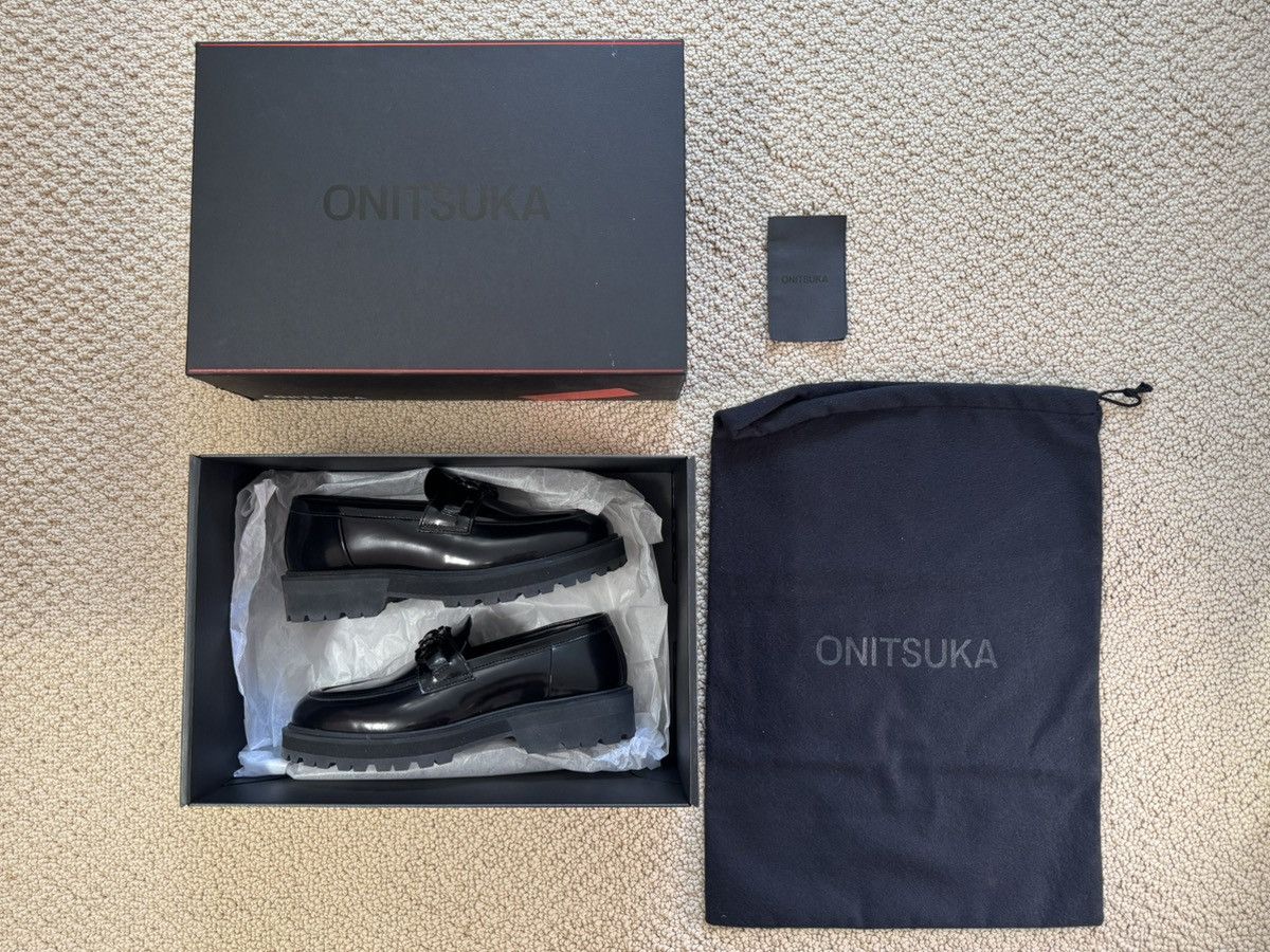 Onitsuka Tiger The Onitsuka Bit Loafer Black Women UK3 US5 Made In Japan Size US 5 / IT 35 - 2 Thumbnail