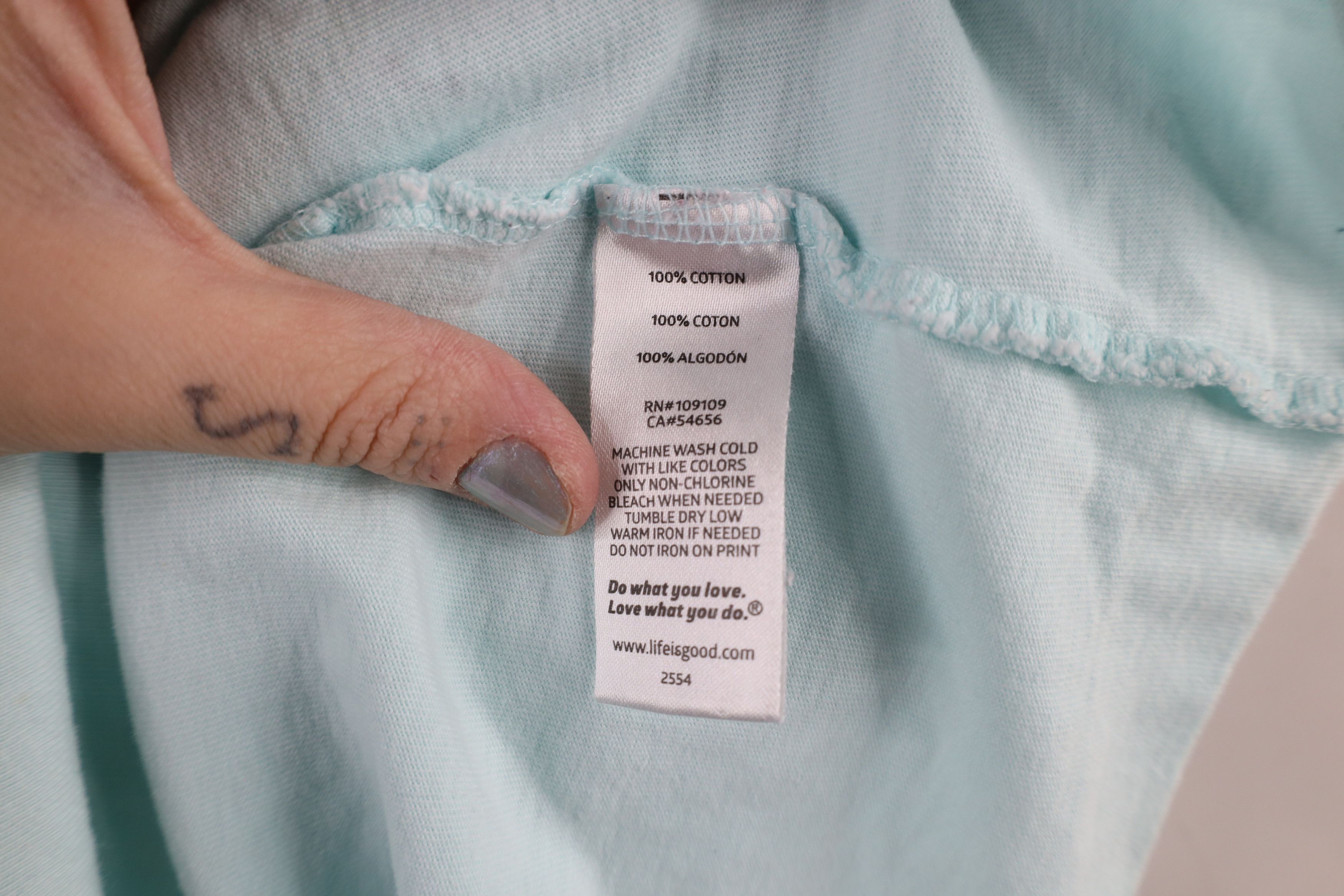 Life is Good × Vintage Life Is Good Vintage Heart Short Sleeve T-Shirt Cotton Size L / US 10 / IT 46 - 11 Thumbnail