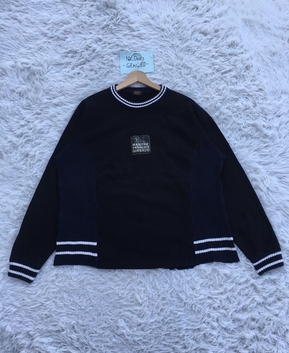 Marithe + Francois Girbaud Rare Vintage Marithe Francois Girbaud Sweater Size US L / EU 52-54 / 3 - 2 Thumbnail