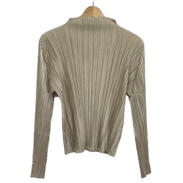 Issey Miyake size:4 Champagne-colored long sleeves