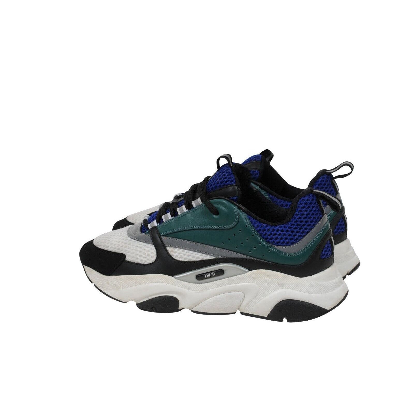 Dior B22 Sneakers White Blue Black Green - 02053 Size US 8 / EU 41 - 5 Thumbnail