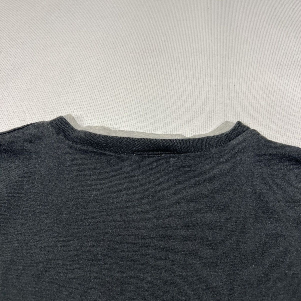 Vintage VTG Double Layer Tee Shirt Black Apine Mountain Puff Print Size US L / EU 52-54 / 3 - 17 Thumbnail