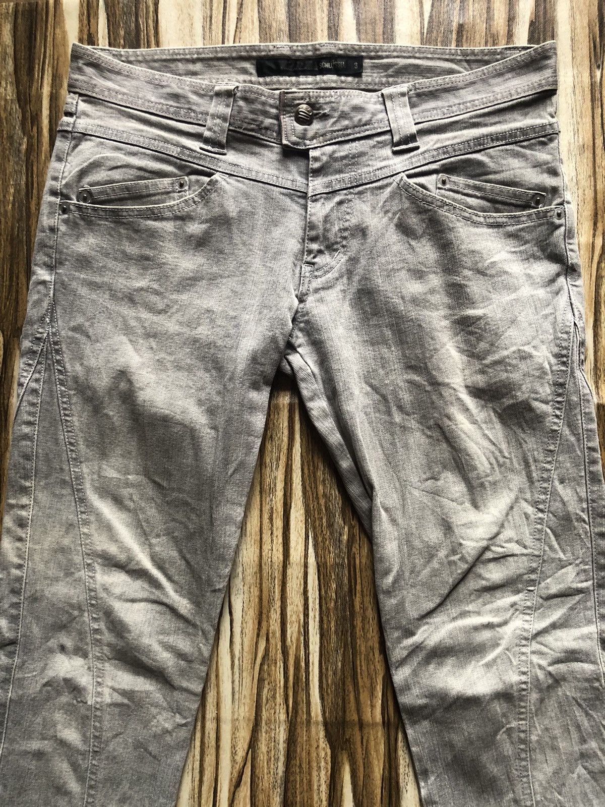 Obelisk OG Y2K🇯🇵 flare denim fleur pants Schlussel Size US 34 / EU 50 - 4 Thumbnail