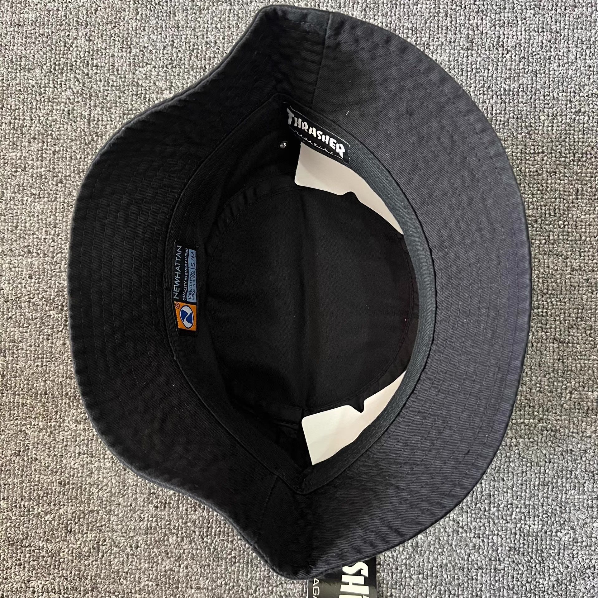 Thrasher THRASHER x Newhattan Classic Embroidered Bucket Hat Q7 Size ONE SIZE - 8 Thumbnail