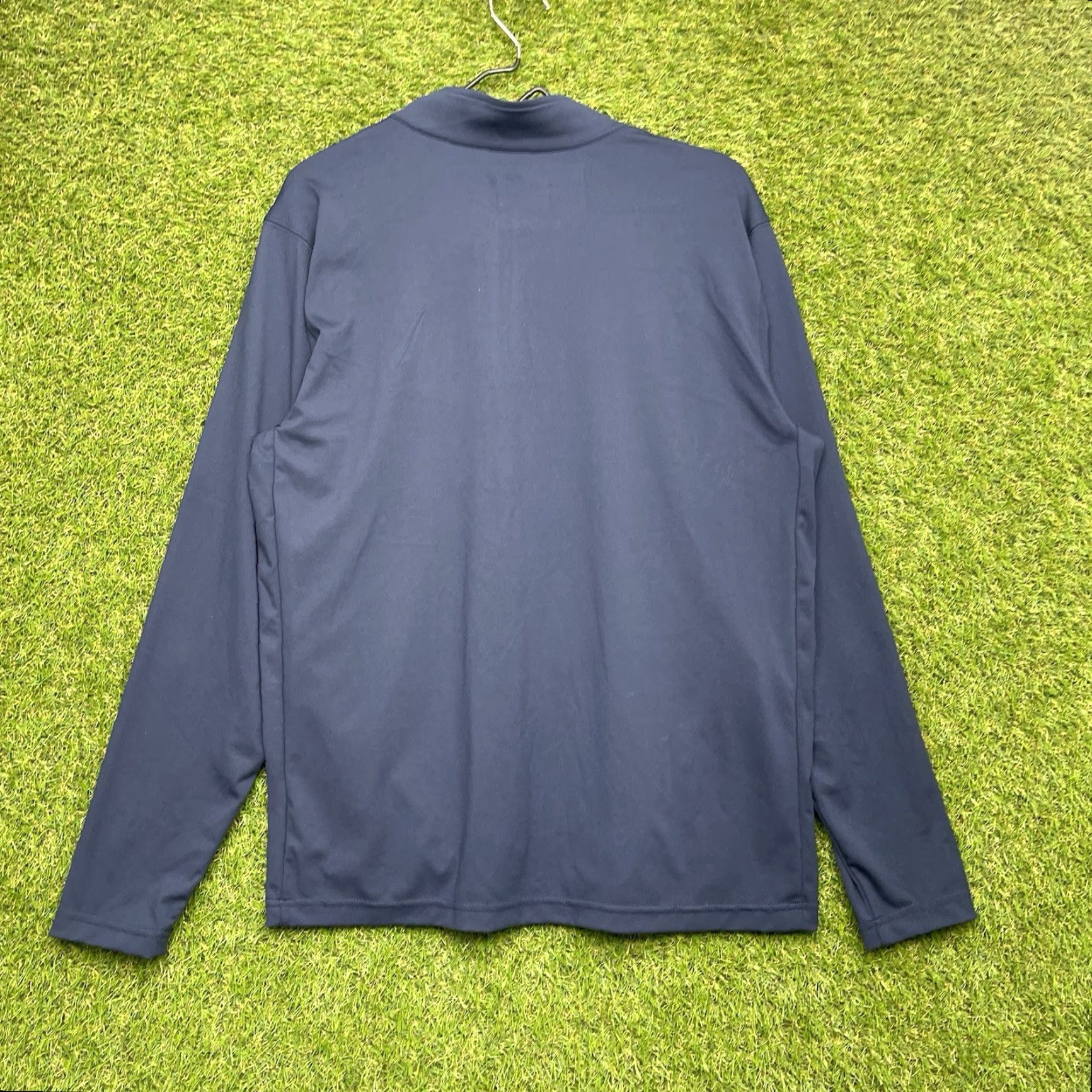 Chubbies Chubbies Sweatshirt 1/4 Zip Mens Medium Blue Long Sleeve Golf Performance Stretch Fleece Mock Neck Pullover Casual Classic Outdoor Preppy Size US M / EU 48-50 / 2 - 2 Thumbnail
