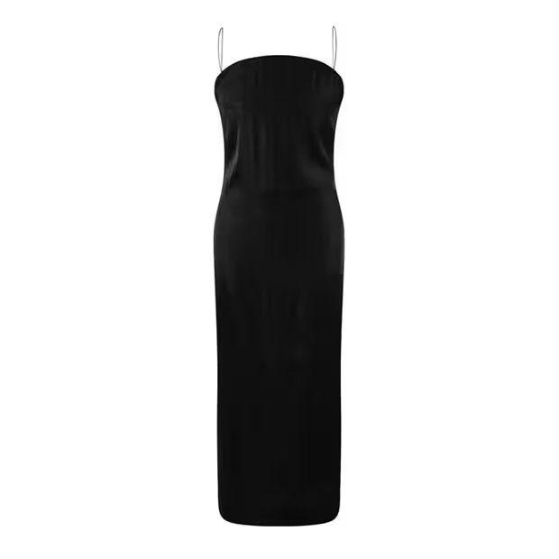 Jacquemus o1g2r1mq1024 Midi Dress in Black Size M / US 6-8 / IT 42-44 - 1 Thumbnail
