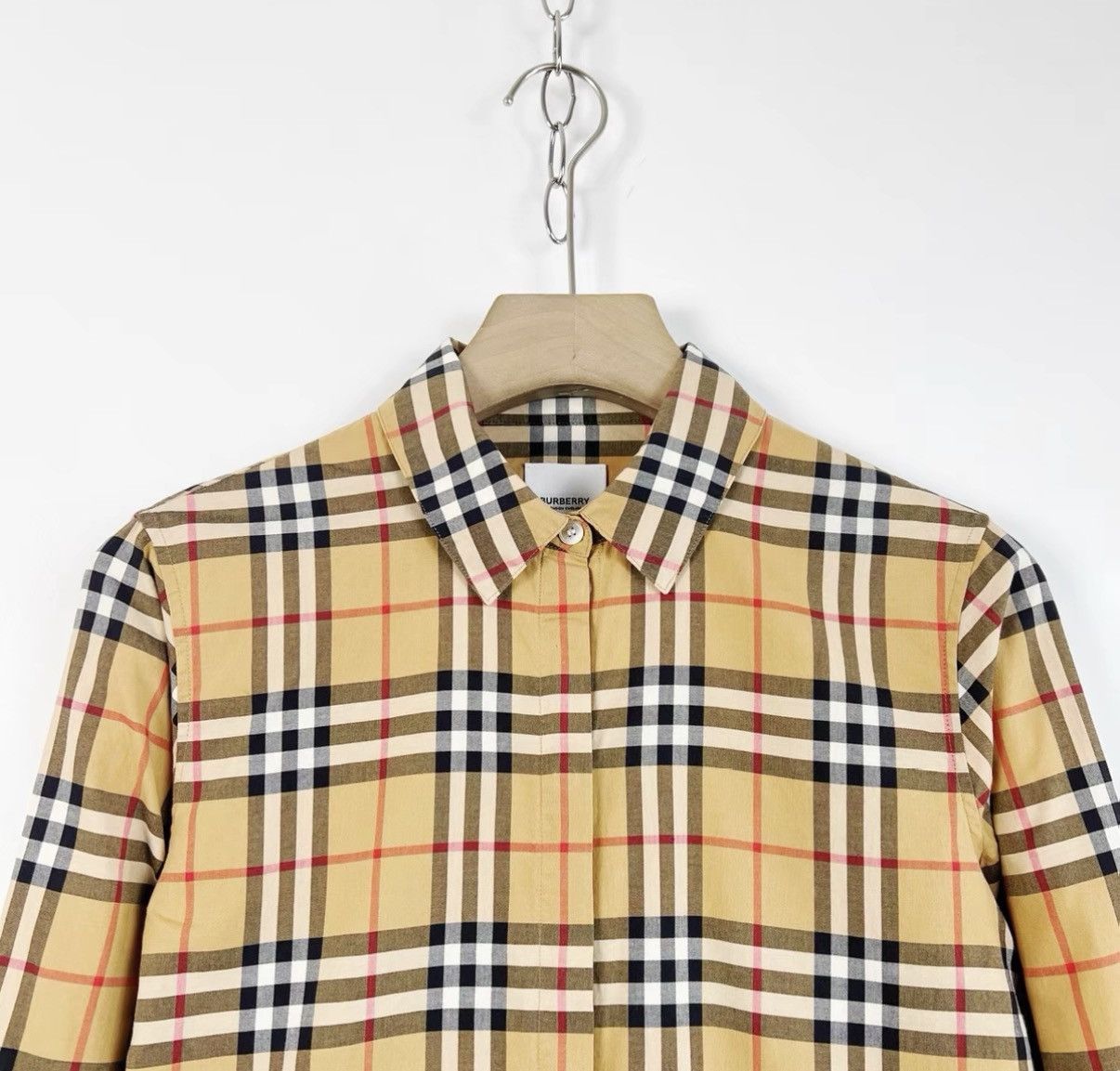 Burberry Burberry Classic Plaid Shirt K12 Size S / US 4 / IT 40 - 3 Thumbnail