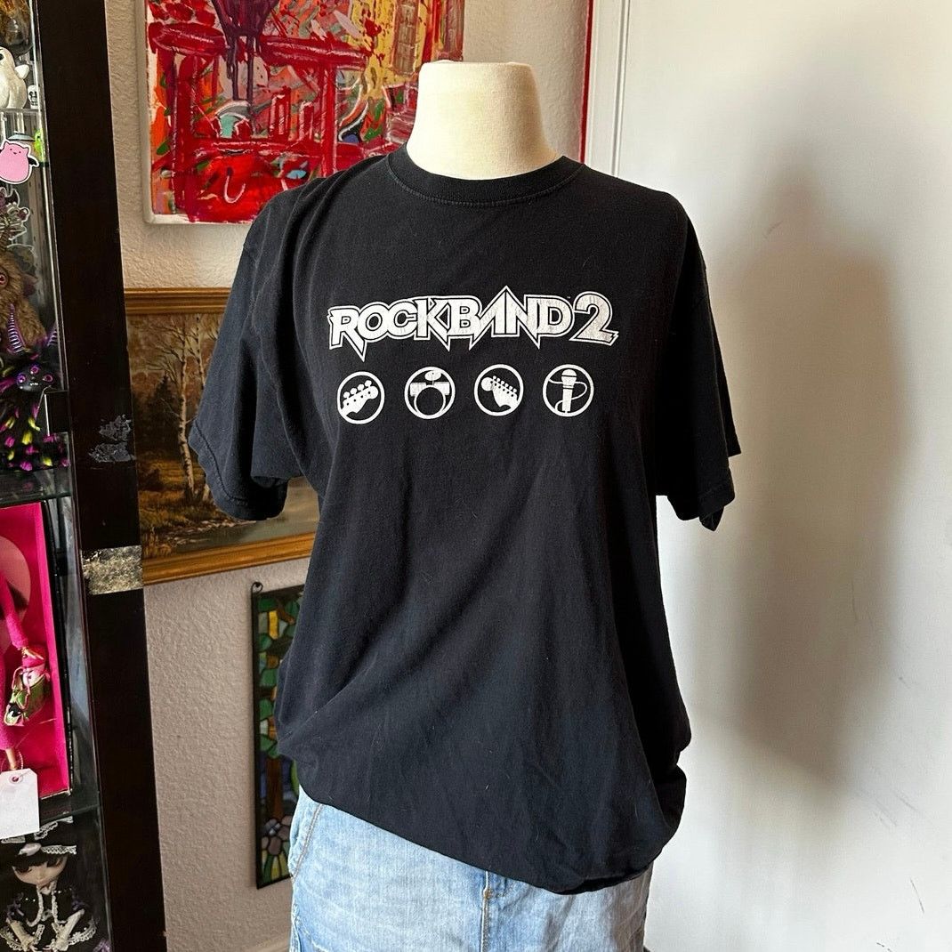 Jerzees jerzees rock band 2 black graphic shirt Size L / US 10 / IT 46 - 1 Thumbnail