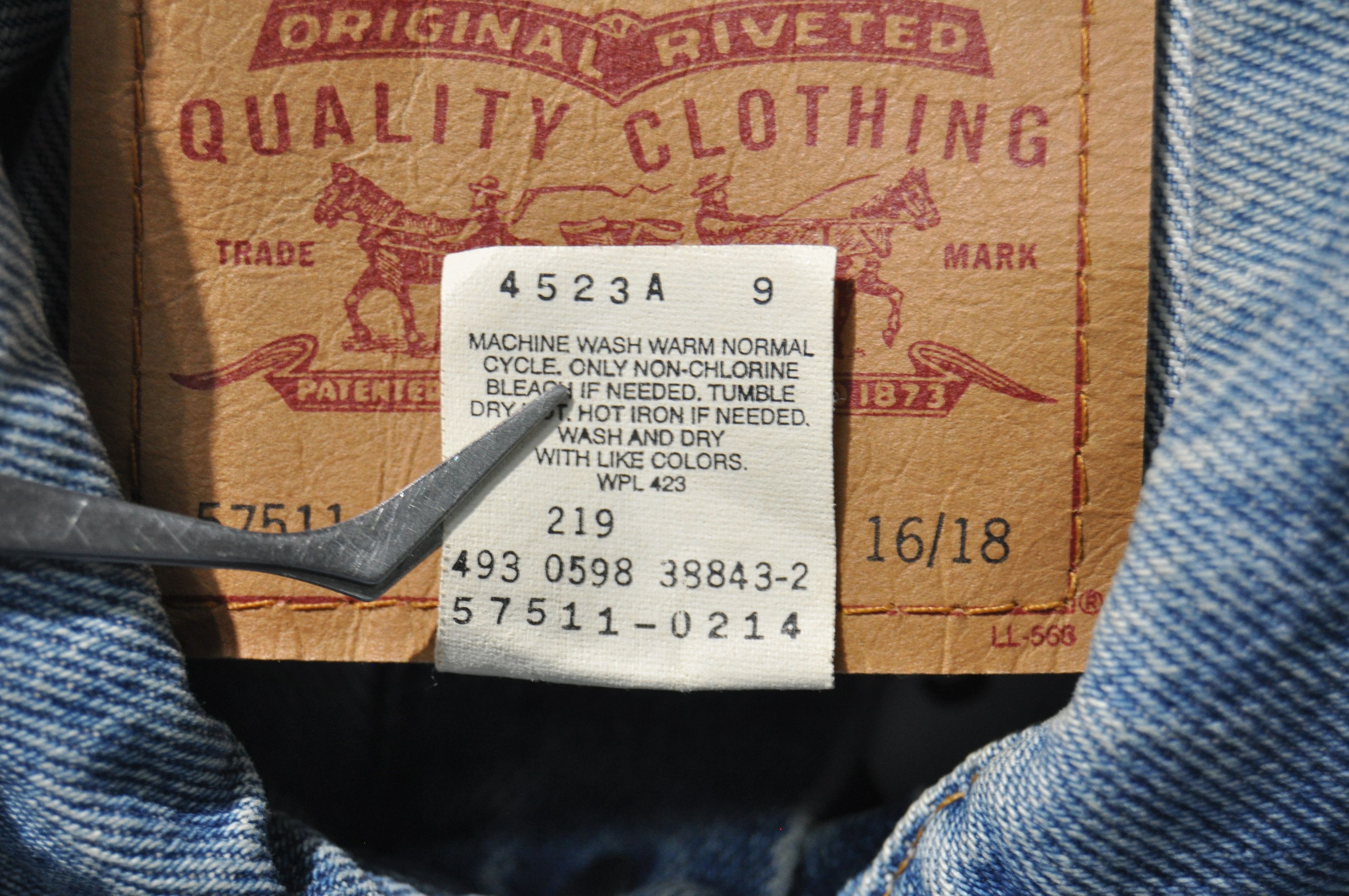 Levi's Levi's - 1998 - Denim Trucker Jacket Size US L / EU 52-54 / 3 - 8 Thumbnail