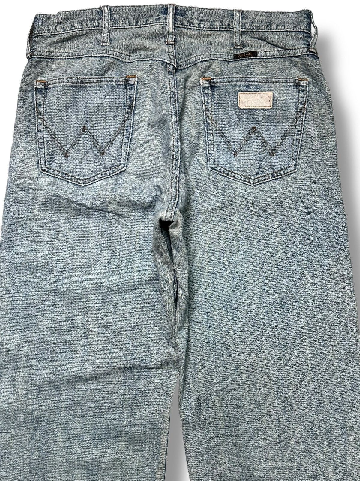 Wrangler Wrangler Vintage With Distressed Baggy Loose Style & Faded Size US 33 - 5 Thumbnail