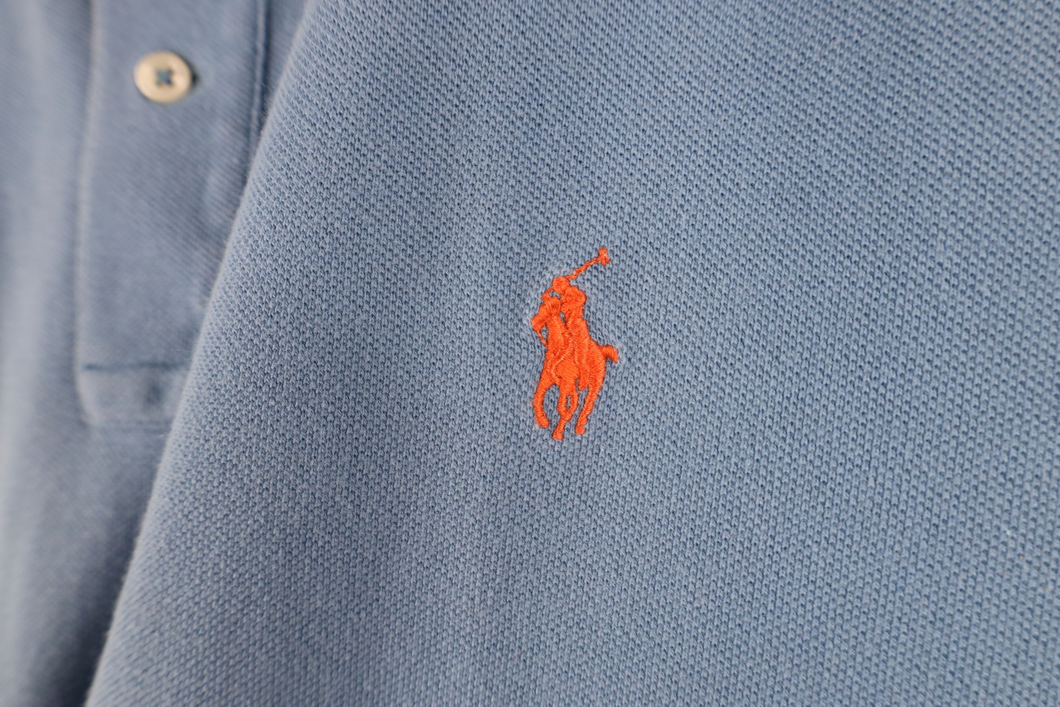 Ralph Lauren × Vintage Vintage 90s Ralph Lauren Short Sleeve Collared Polo Shirt Size US XL / EU 56 / 4 - 4 Thumbnail