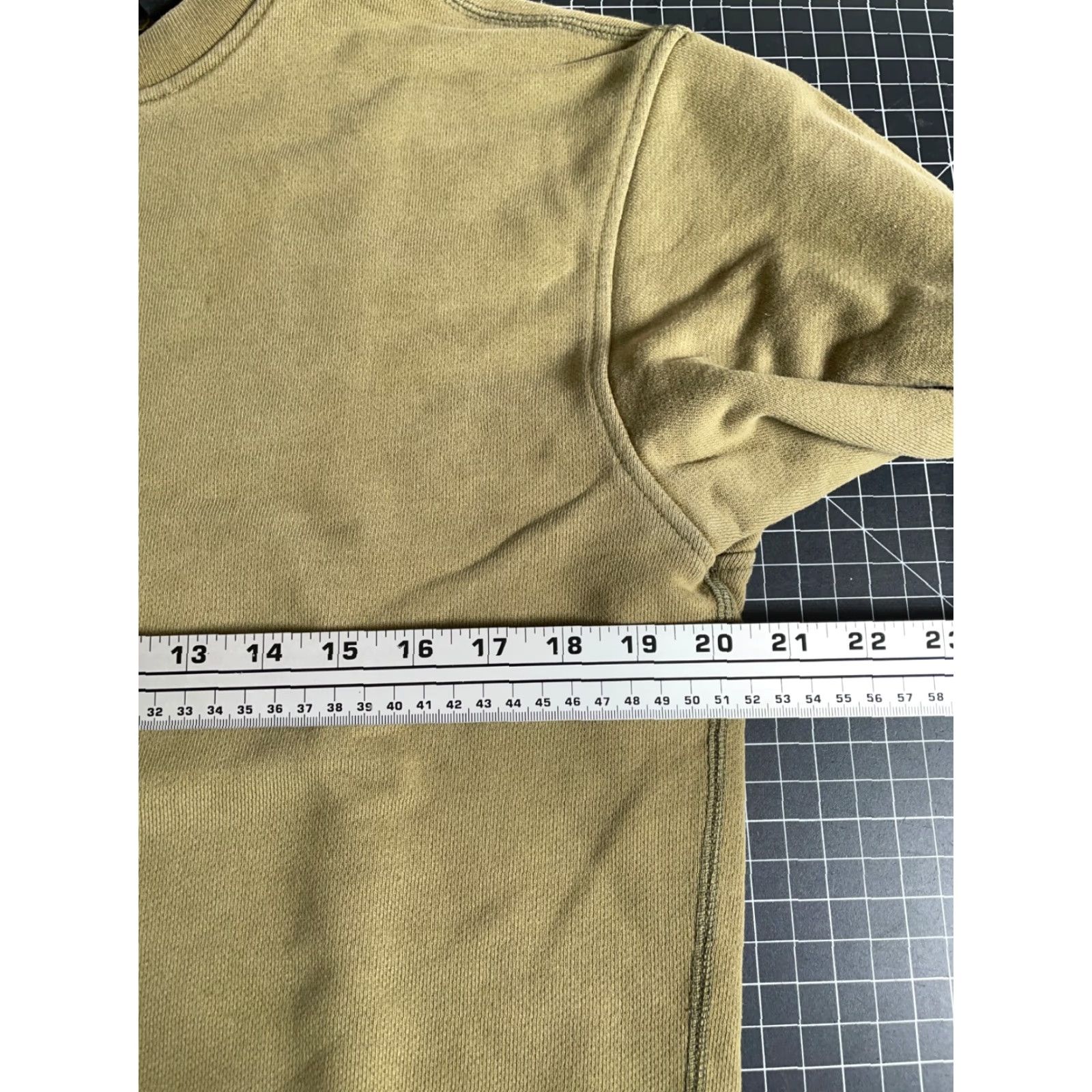 Adidas adidas Sweatshirt Mens Small Green Crewneck Human Race 90s Retro Cotton Terry Embroidered Olive Green Size US S / EU 44-46 / 1 - 5 Thumbnail