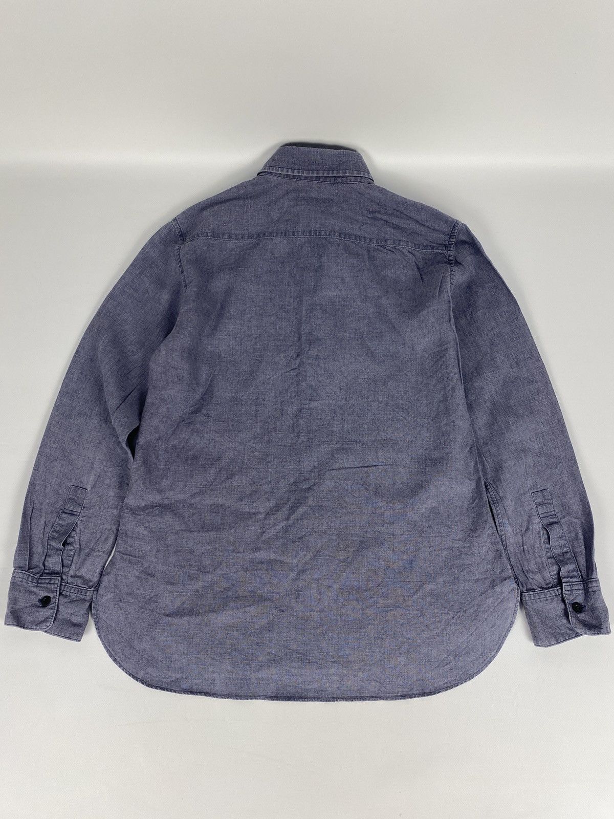 Y’s Yohji Yamamoto Avant Garde Linen Shirt Button Up Japanes