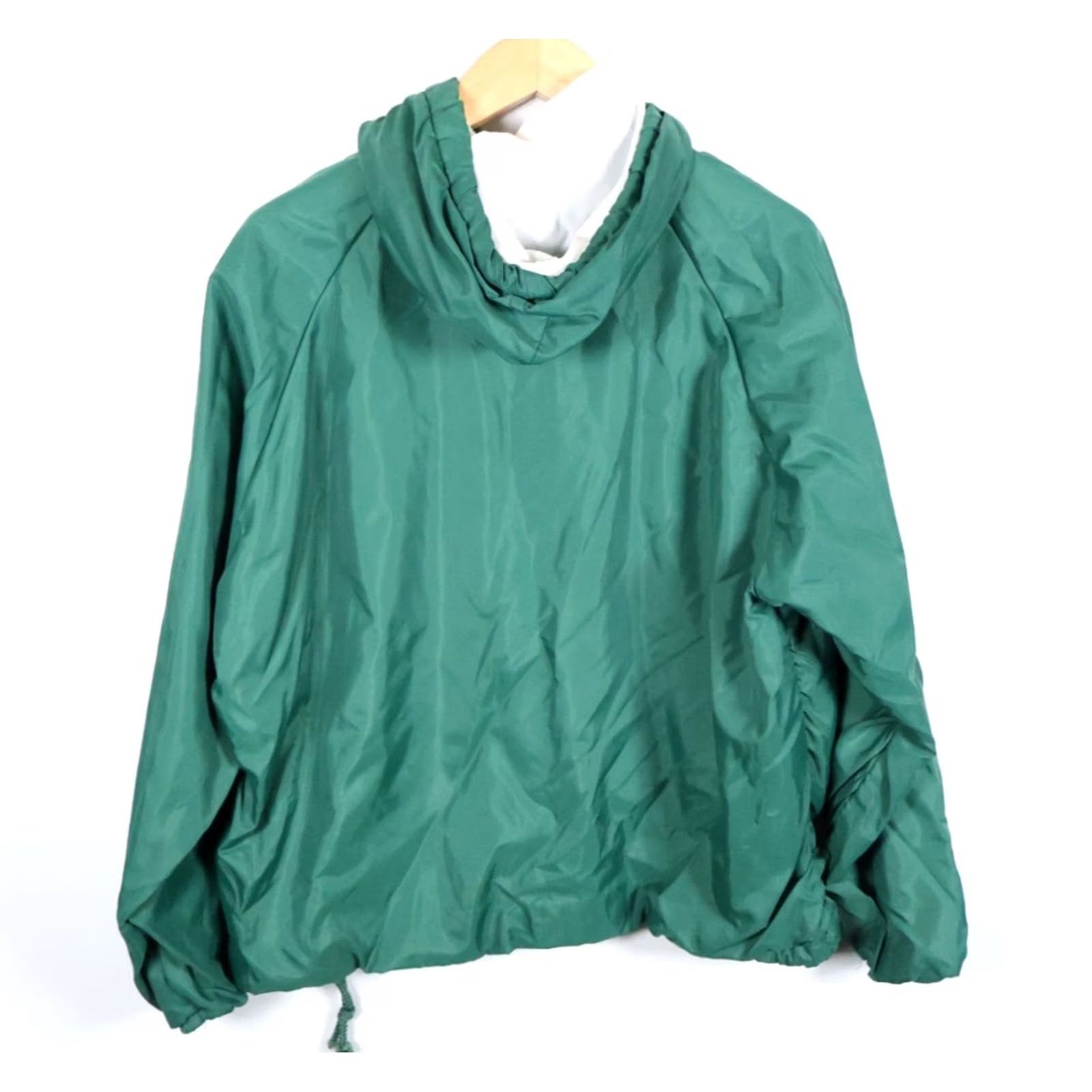 Vintage VINTAGE 80s King Louie Honda Windbreaker Jacket Mens XL Green 1/4 Zip USA Made Pullover Size US XL / EU 56 / 4 - 2 Thumbnail