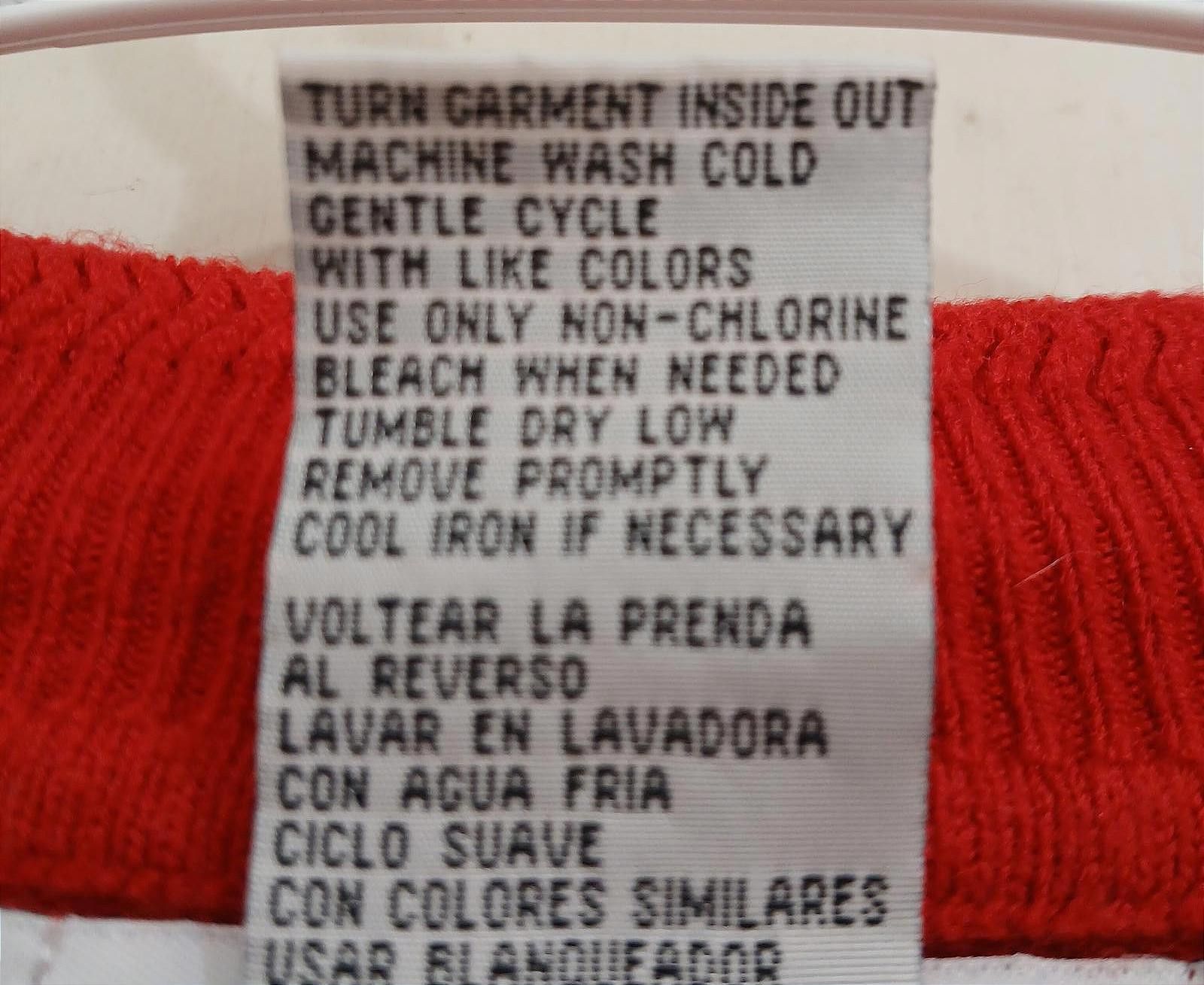 Designer Red Knit Sweater Sag Harbor Women's Extra Large Size XL / US 12-14 / IT 48-50 - 7 Thumbnail