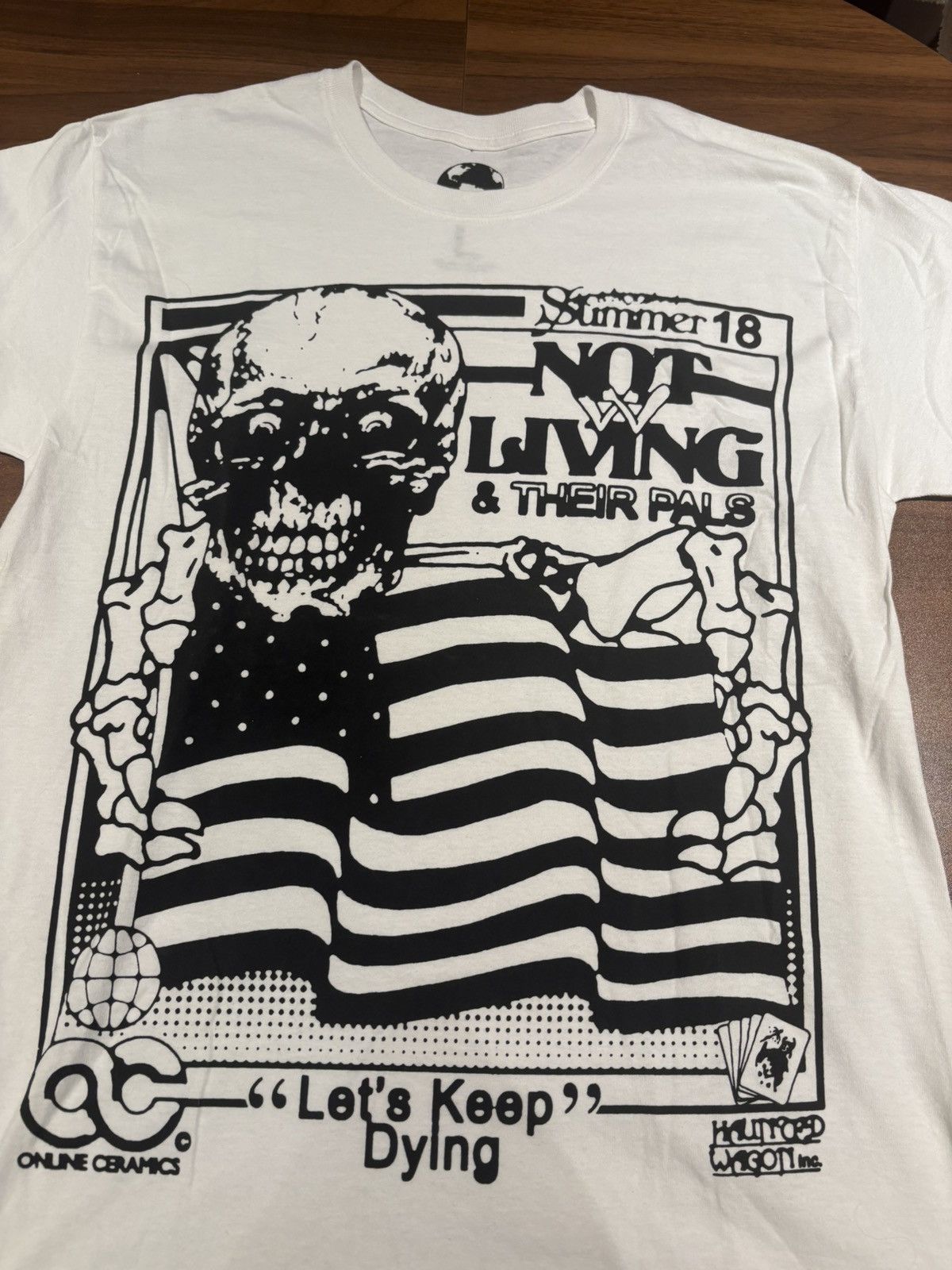 Online Ceramics 2018 “Not Living and their Pals” Grateful Dead Tour Shirt L Size US L / EU 52-54 / 3 - 2 Thumbnail