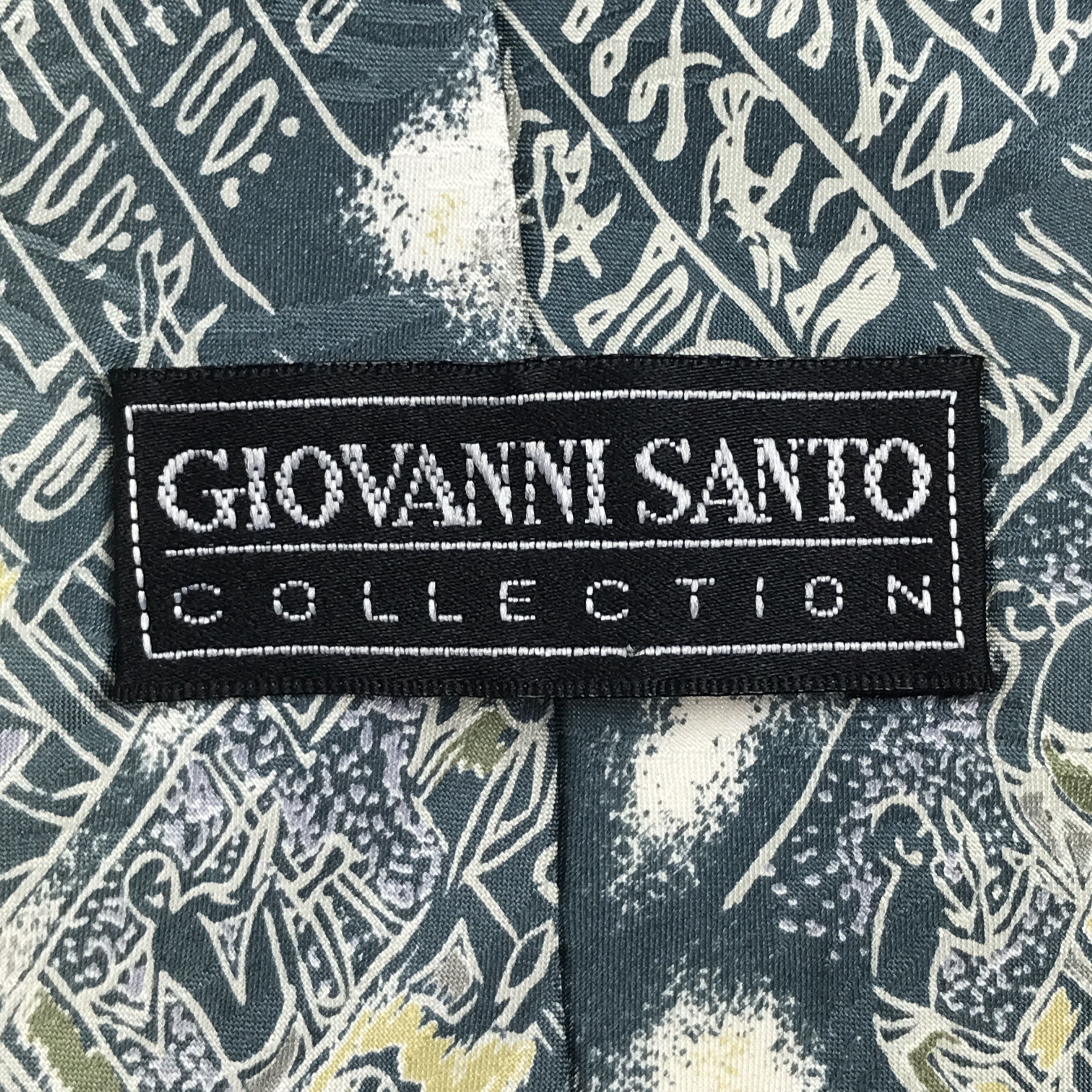 Designer × Vintage Vintage Giovanni Santo Silk Necktie Size ONE SIZE - 8 Thumbnail
