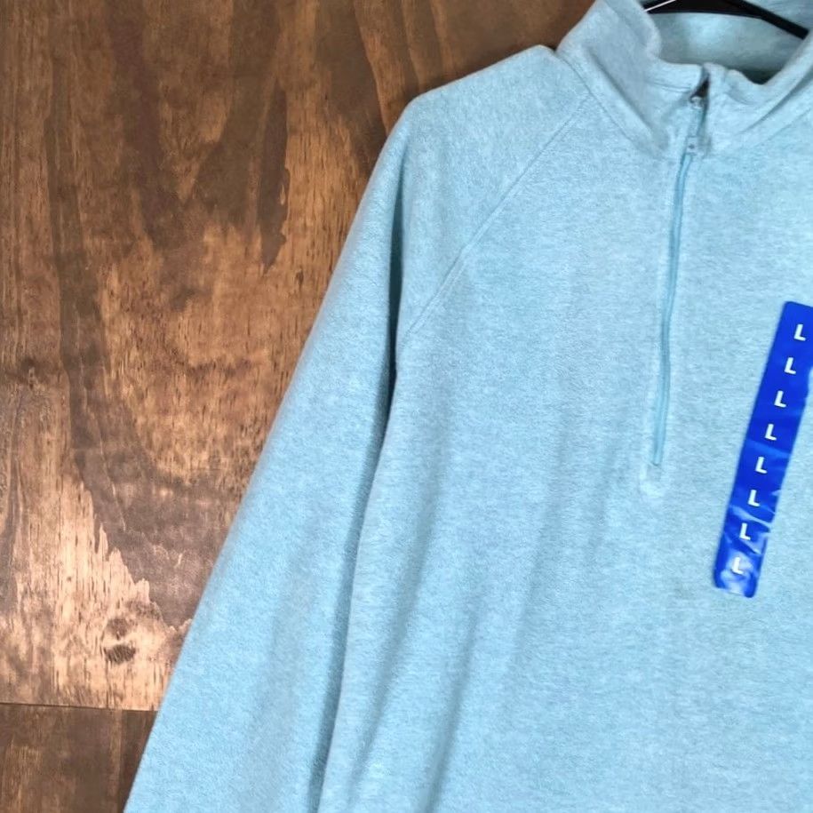 Eddie Bauer Eddie Bauer Womens Sweater Sea Blue Pullover Fleece 1/4 Zip Long Sleeve Large Size L / US 10 / IT 46 - 4 Thumbnail