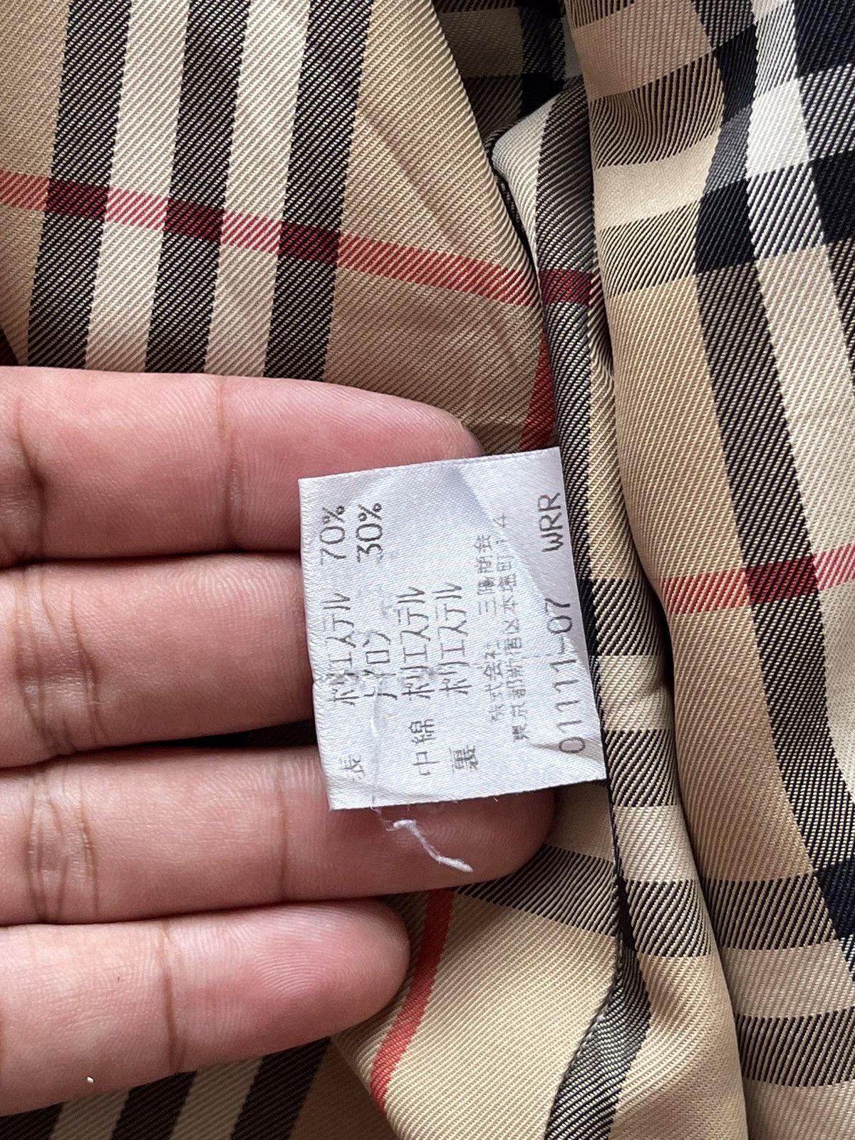 Burberry Vintage Burberry Nova Check Reversible Button Jacket Size US XL / EU 56 / 4 - 20 Thumbnail