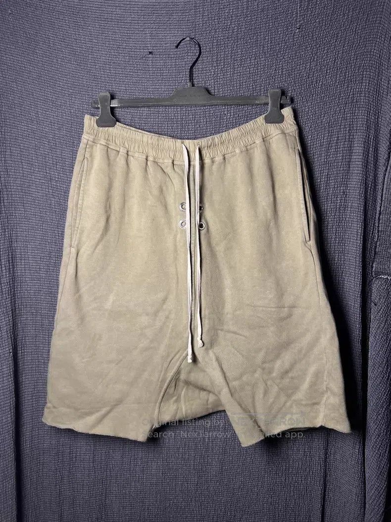 Rick Owens Rick Owens size L Ribbon Drop Crotch Shorts Size US 27 - 1 Thumbnail