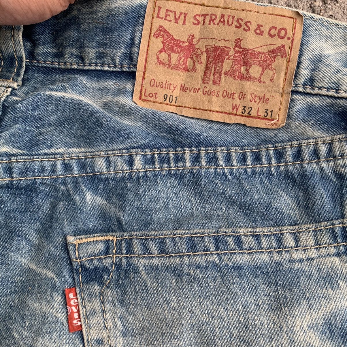 Japanese Brand Vintage Levis 901 Rework Cropped Custom Denim Pants W32 Size US 32 / EU 48 - 13 Thumbnail