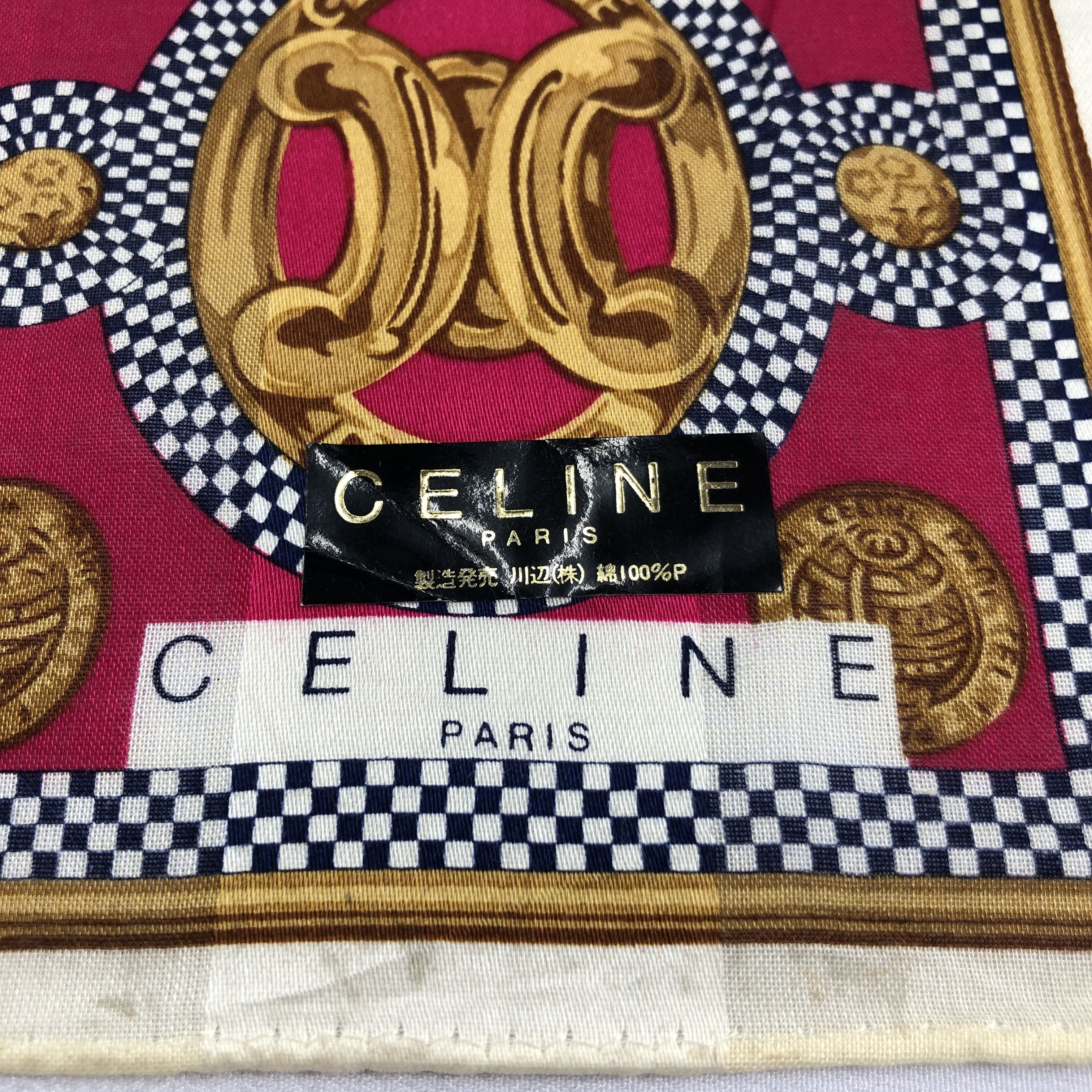 Celine Celine Handkerchief Neckerchief Bandana H2978 Size ONE SIZE - 3 Thumbnail
