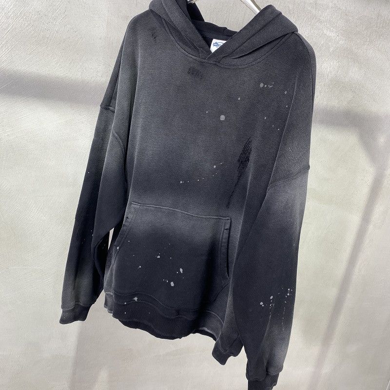 Japanese Brand × Vintage Speckled Ink Pullover Oversized Hoodie Size US M / EU 48-50 / 2 - 3 Thumbnail