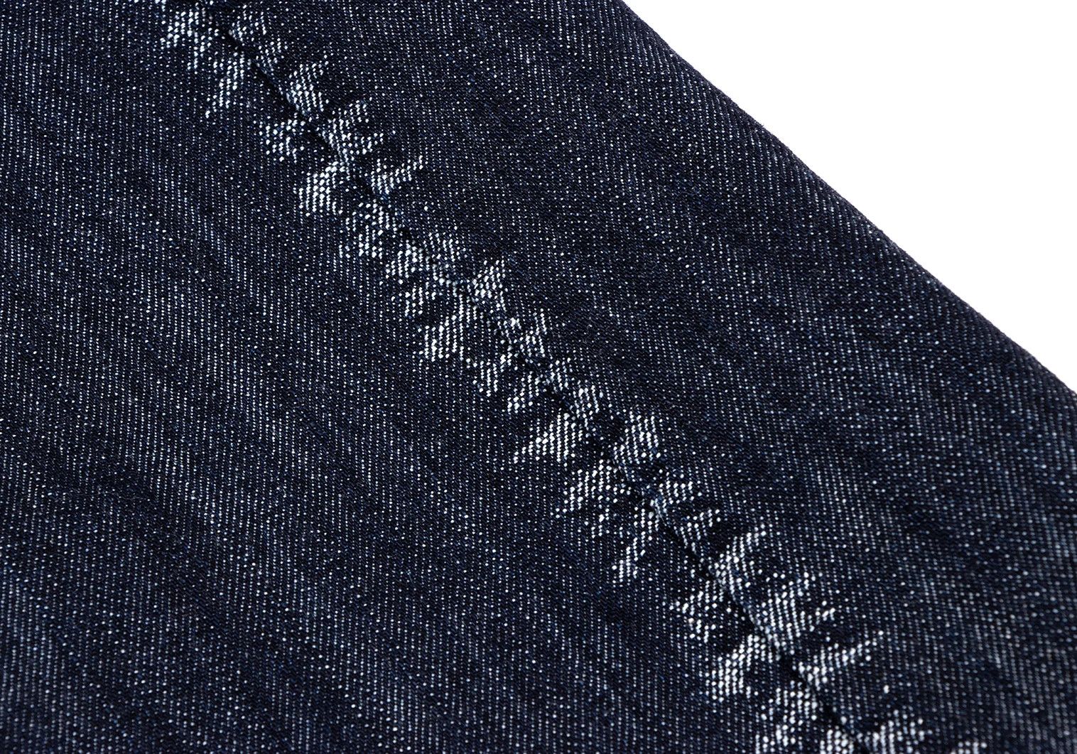 Issey Miyake Indigo Wide Denim Pants with Trim Fade Weave Size US 30 / EU 46 - 8 Thumbnail
