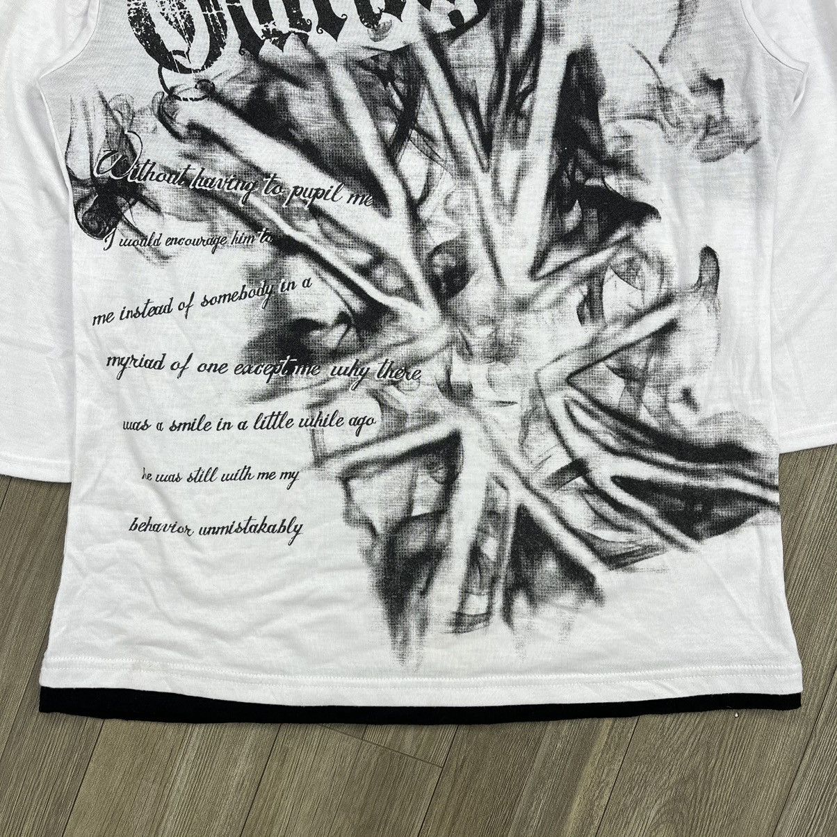 If Six Was Nine × Japanese Brand × Le Grande Bleu (L.G.B.) Y2K GangBster Poem Gothic Punk Style LongSleeve Ifsixwasnine Size US L / EU 52-54 / 3 - 11 Thumbnail
