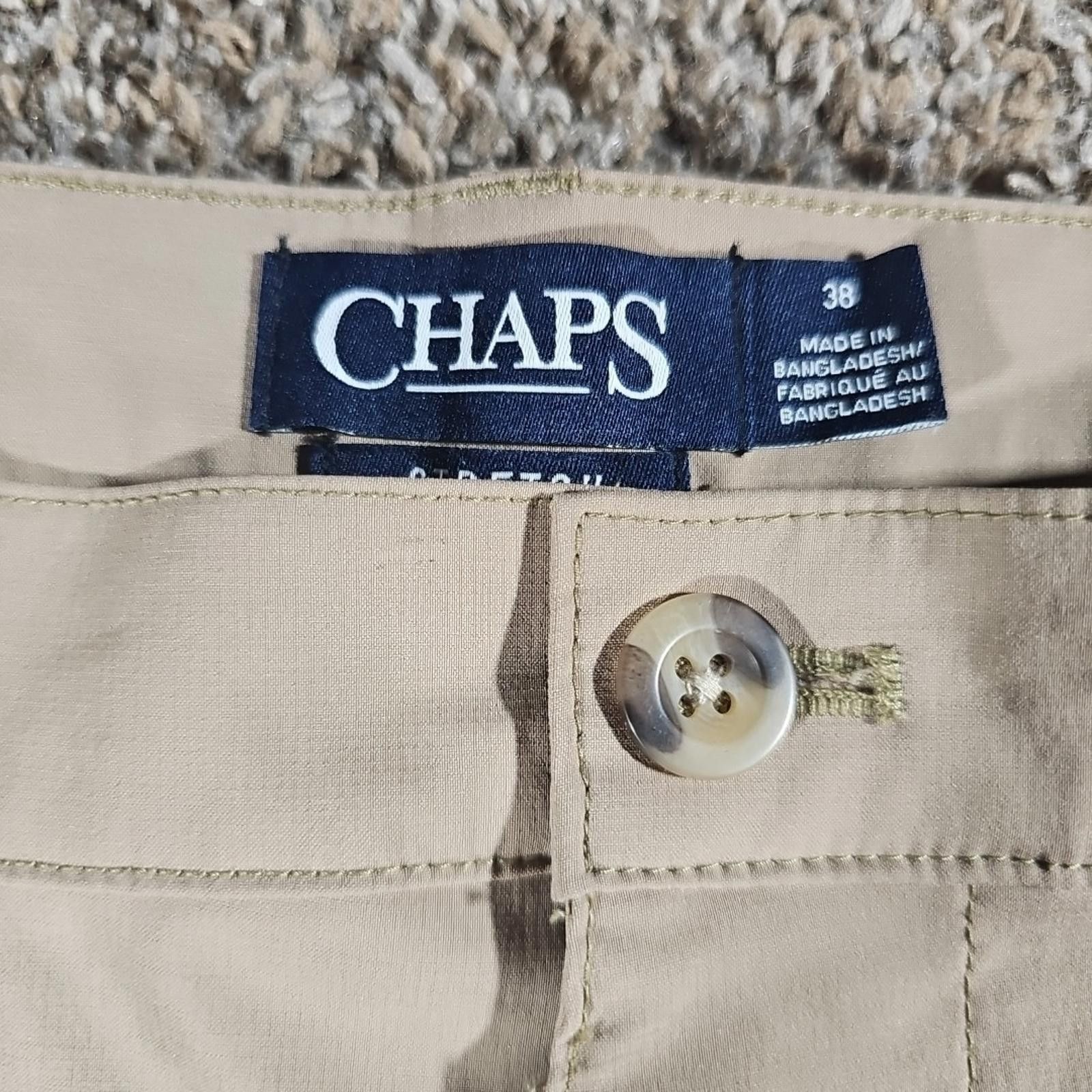 Chaps Chaps Sz 38 Stretch Khaki Golf Shorts Size US 38 / EU 54 - 3 Thumbnail