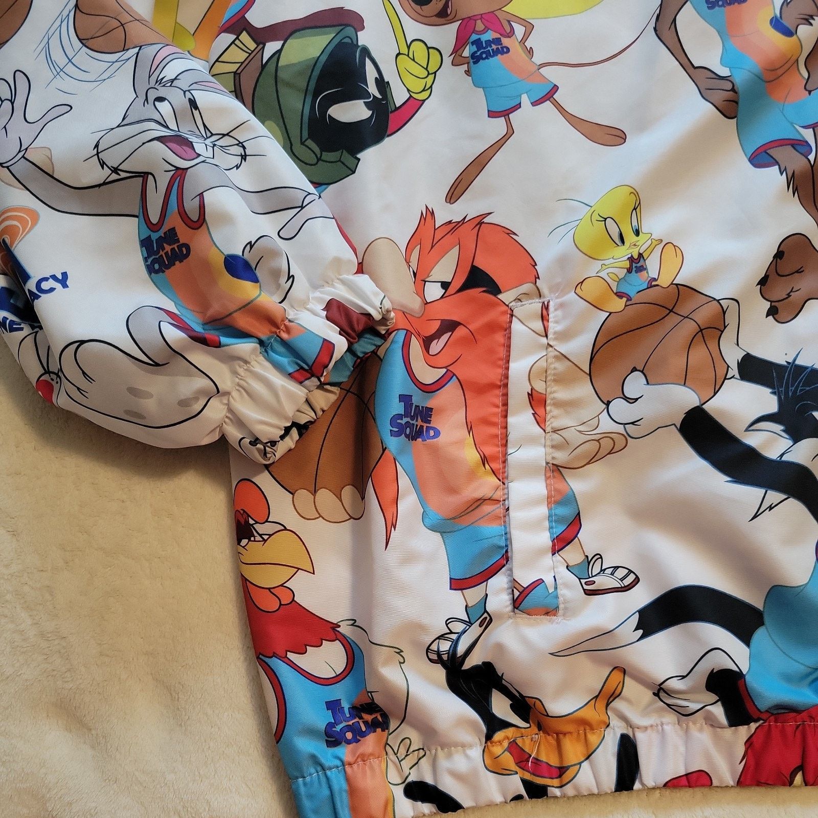 Members Only MEMBERS ONLY Jacket Space Jam Looney Tune Squad Hoodie Sz 4X Size US XXL / EU 58 / 5 - 5 Thumbnail
