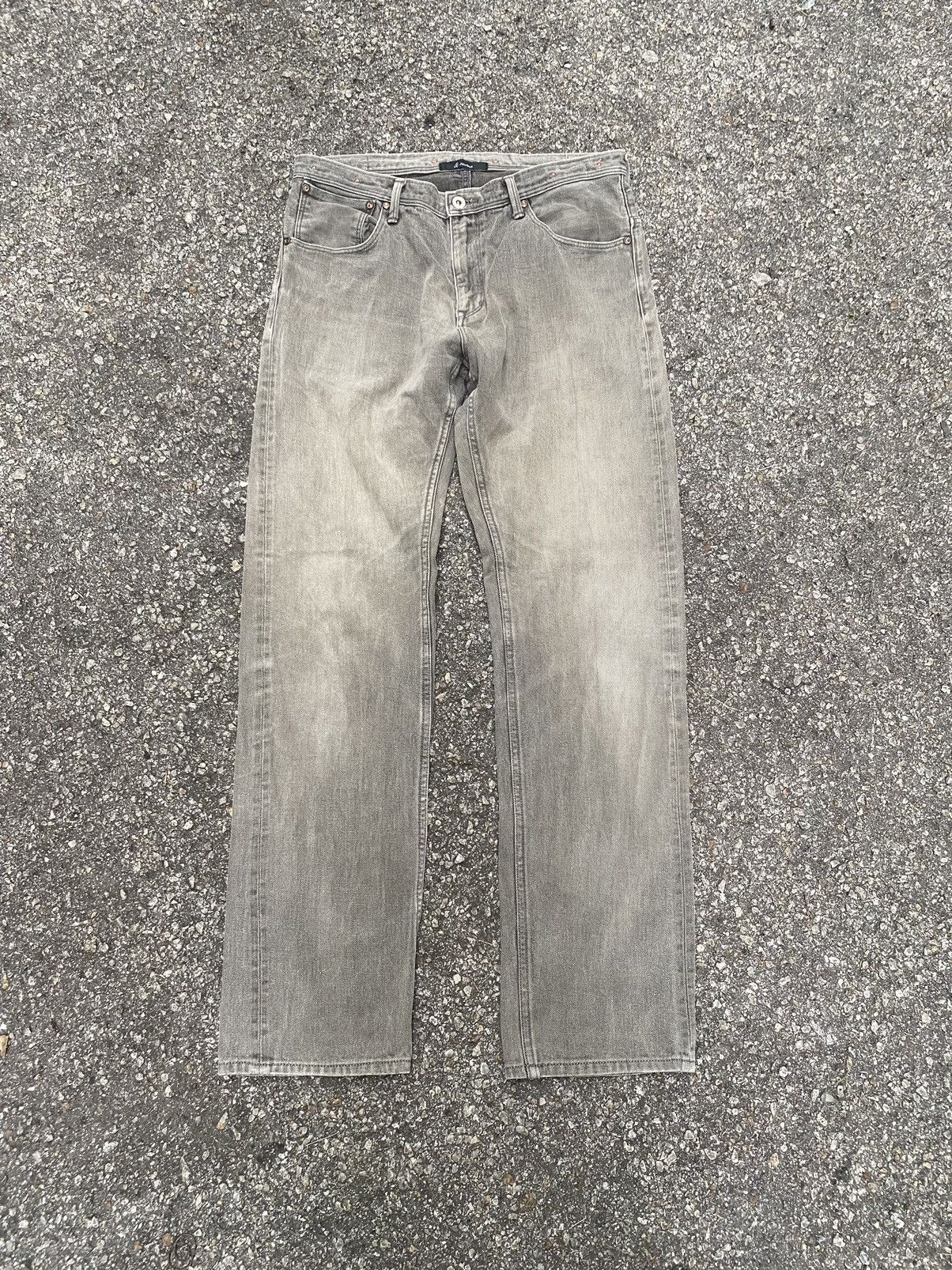 Japanese Brand Japanese Johnbull Faded Grey Denim Jeans Size US 32 / EU 48 - 1 Thumbnail