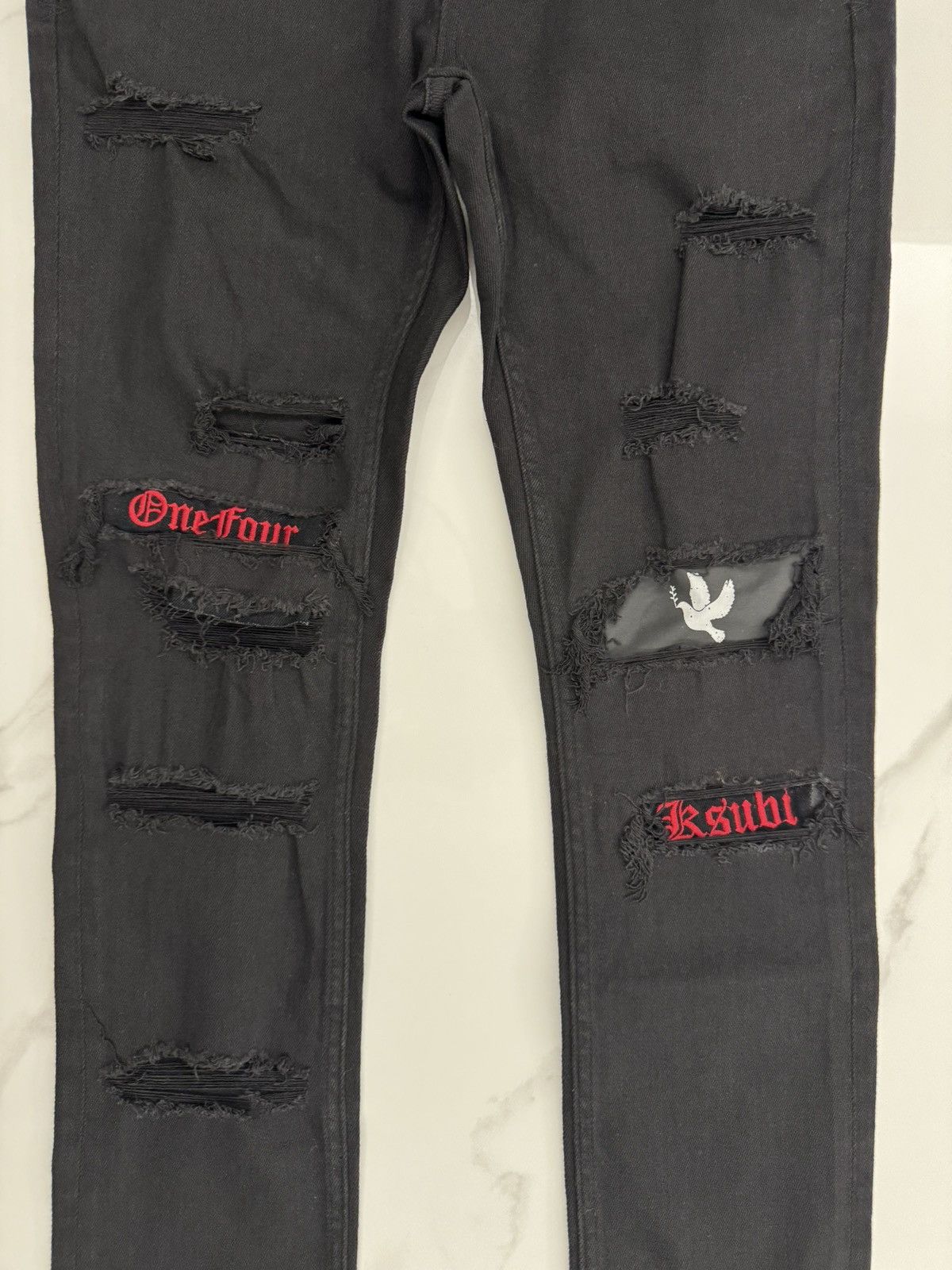Ksubi × Trippie Redd *UNRELEASED! Van Winkle 1400 skinny fit jeans Size US 31 - 5 Thumbnail