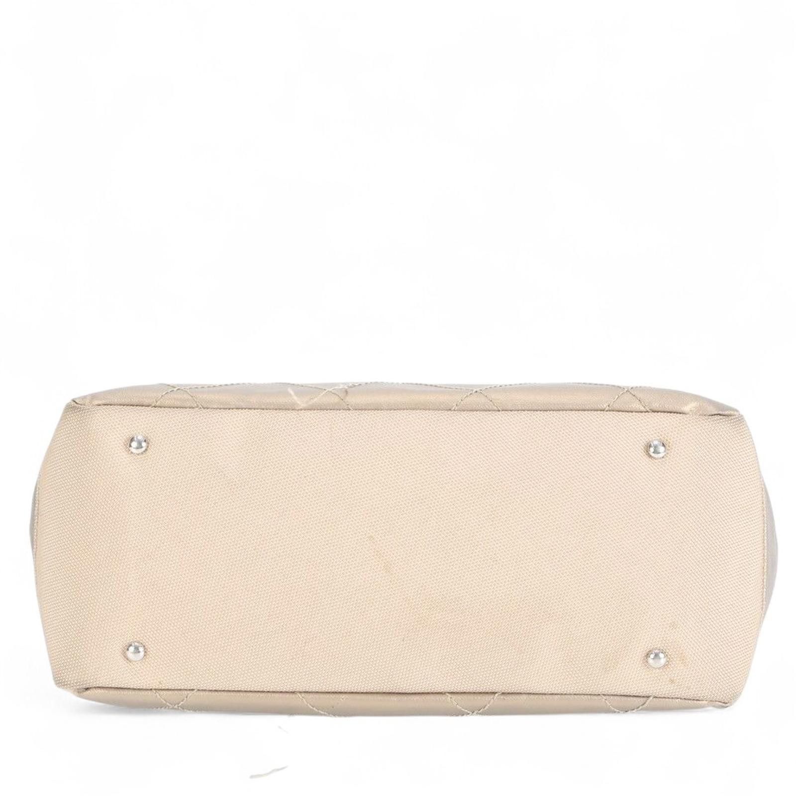 Fendi Fendi - Women's Beige Shoulder Bag with Leather Strap Size ONE SIZE - 8 Thumbnail