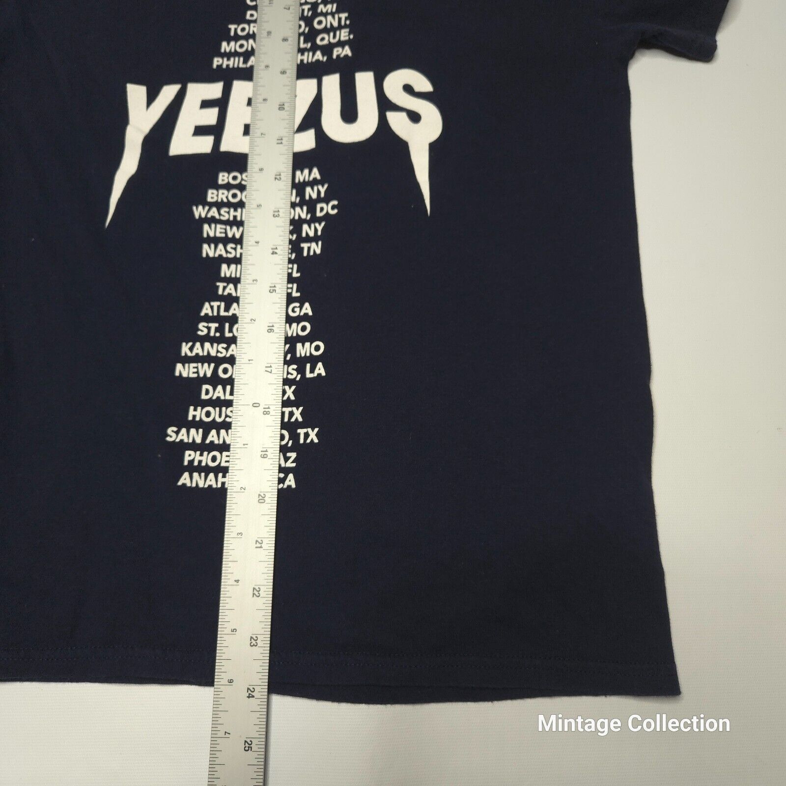 Yeezy Yeezus Tour Kanye West Yeezy Portrait Concert Shirt Blue S Size US S / EU 44-46 / 1 - 7 Thumbnail