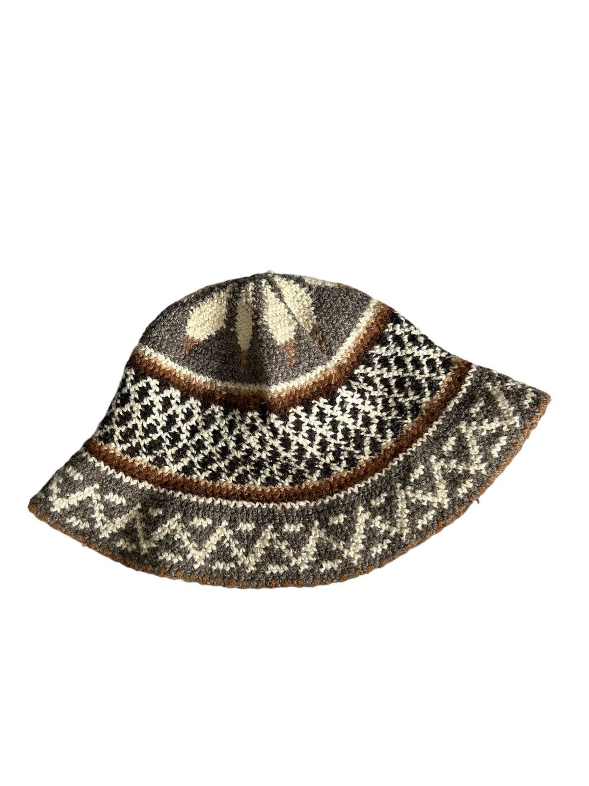 Japanese Brand × Kapital × Vintage Crochet Knitted Handmade Bucket Hats Size ONE SIZE - 6 Thumbnail