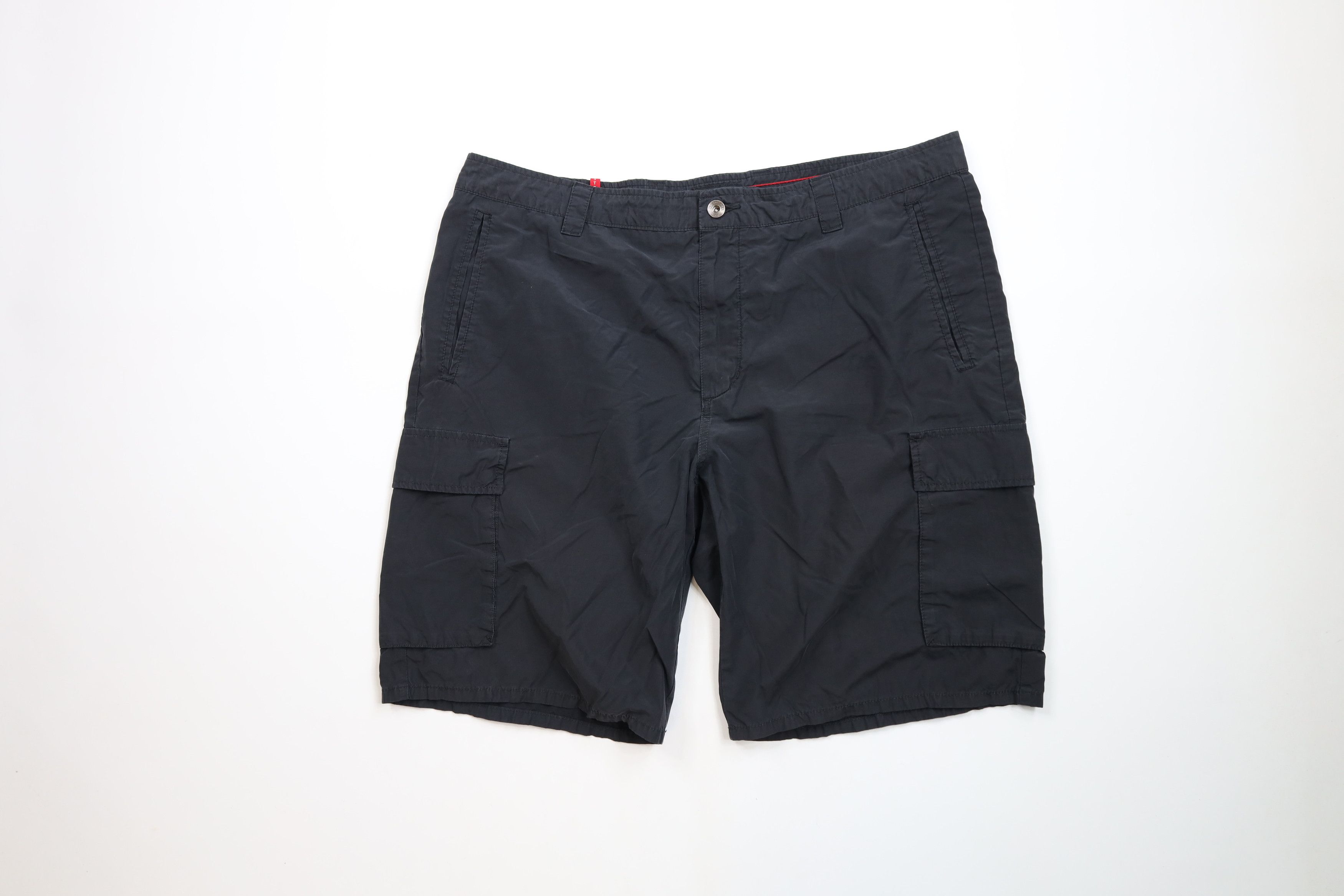 Victorinox × Vintage Victorinox Straight Leg Golfing Golf Tech Cargo Shorts Black Size US 36 / EU 52 - 1 Thumbnail