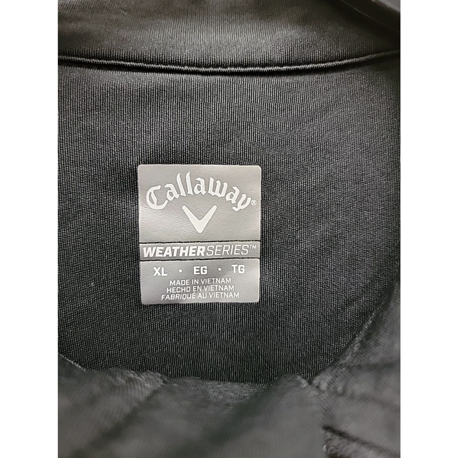 Callaway CALLAWAY GOLF JACKET Weather Series Swing Tech 1/4 Zip Black Men’s XL Shirt Size US XL / EU 56 / 4 - 4 Thumbnail