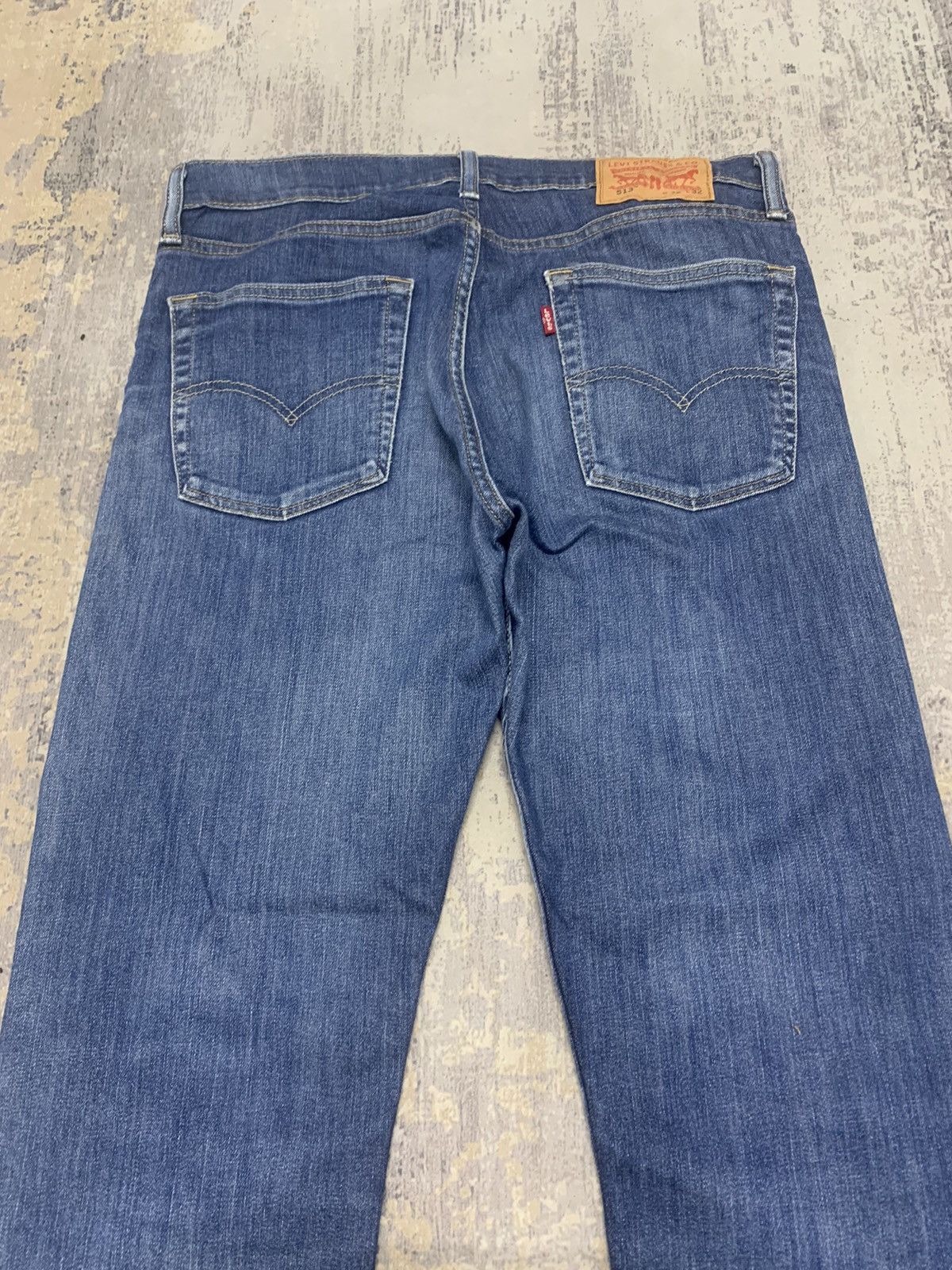 Levi's Levi's 513 Slim Fit Jeans Dark Indigo Modern Denim Size US 33 - 12 Thumbnail