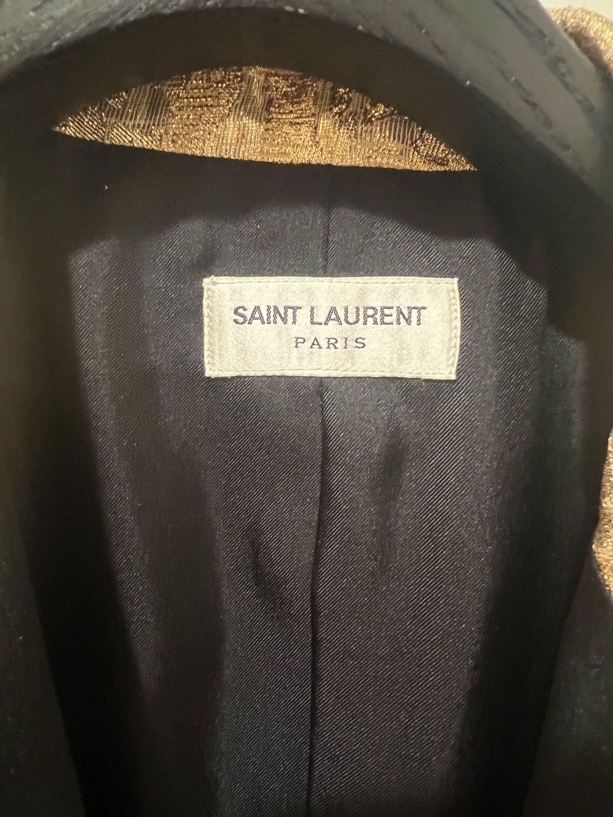 Saint Laurent Paris Gold Saint Laurent Hedi Blazer SAMPLE Size 38L - 14 Thumbnail