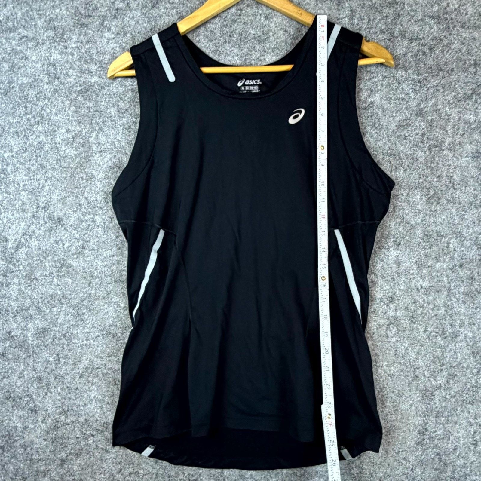 Asics Asics Running Tank Top Womens XL Black Stretch Lightweight Size XL / US 12-14 / IT 48-50 - 4 Thumbnail