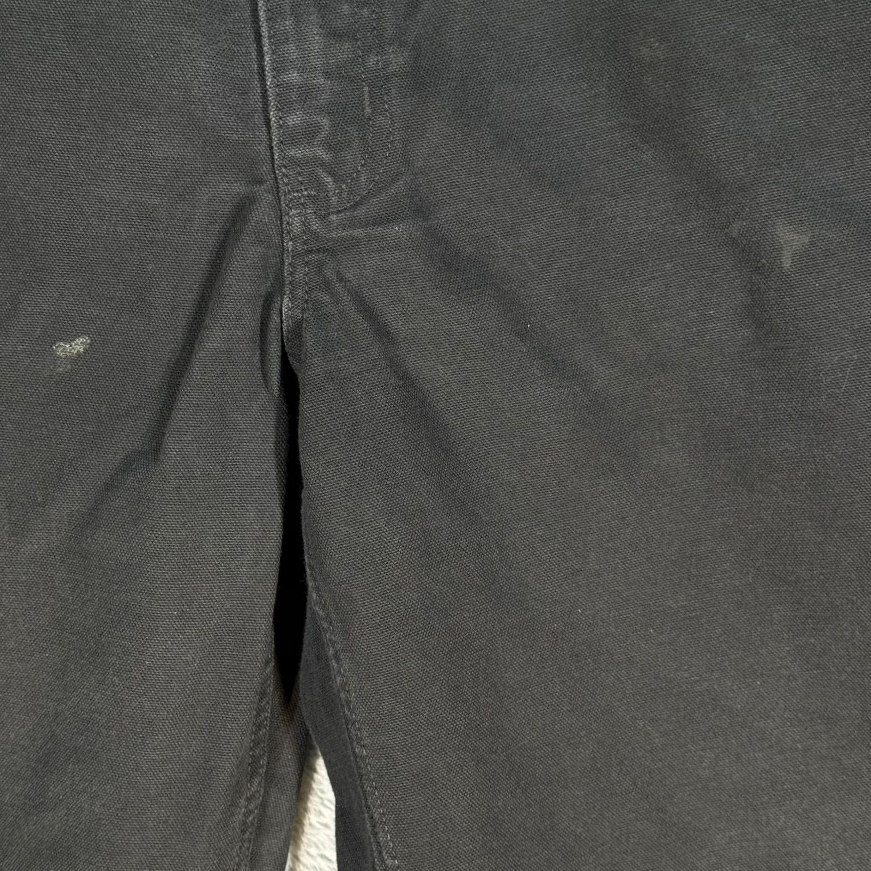 Carhartt Carhartt Pants Mens 38x34 Black B11 Washed Duck Work Dungaree Carpenter Canvas Pants Size US 38 / EU 54 - 4 Thumbnail