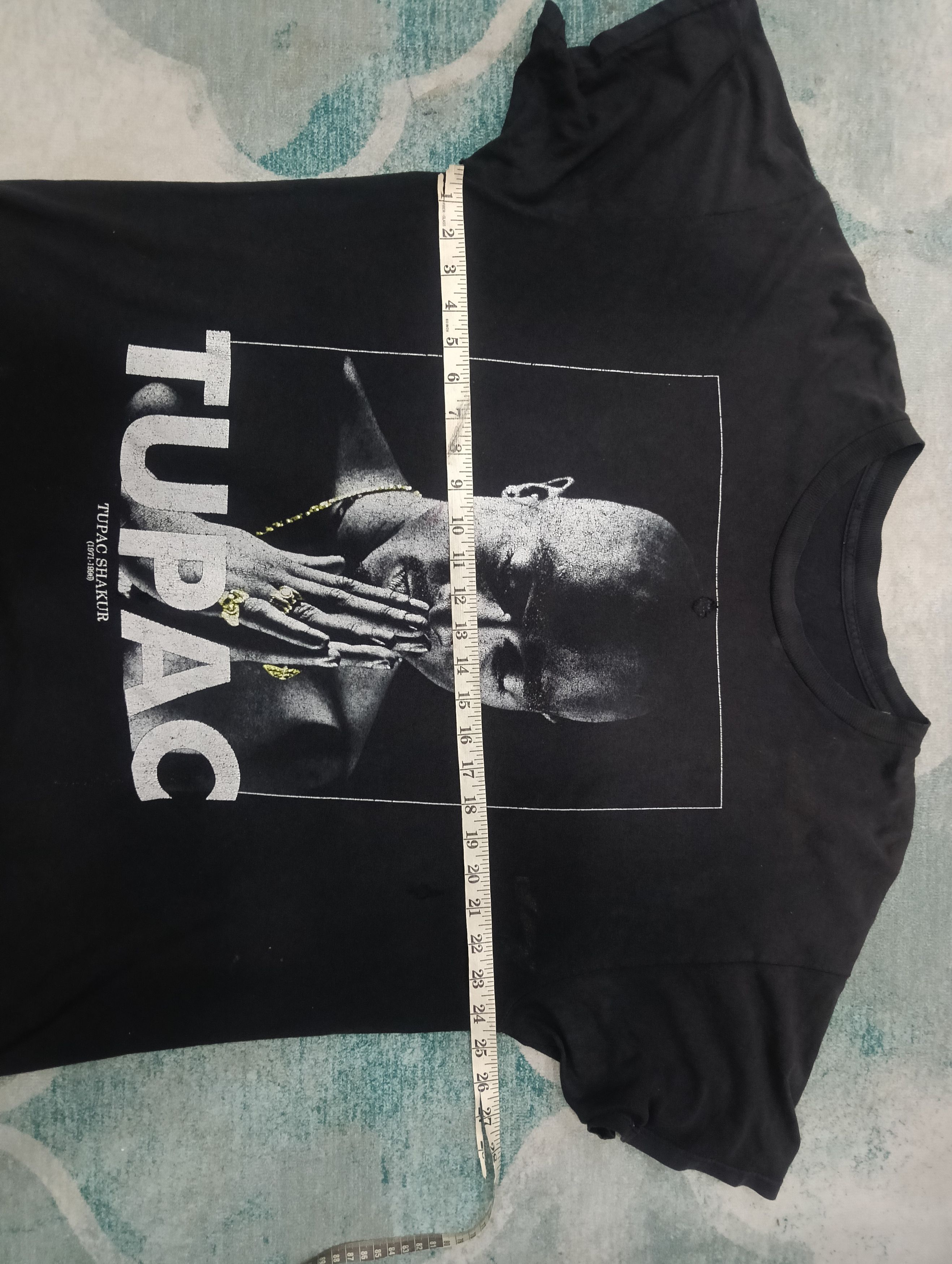 Rap Tees × Vintage Vintage Y2K Tupac Shakur Tee Size US XL / EU 56 / 4 - 11 Thumbnail