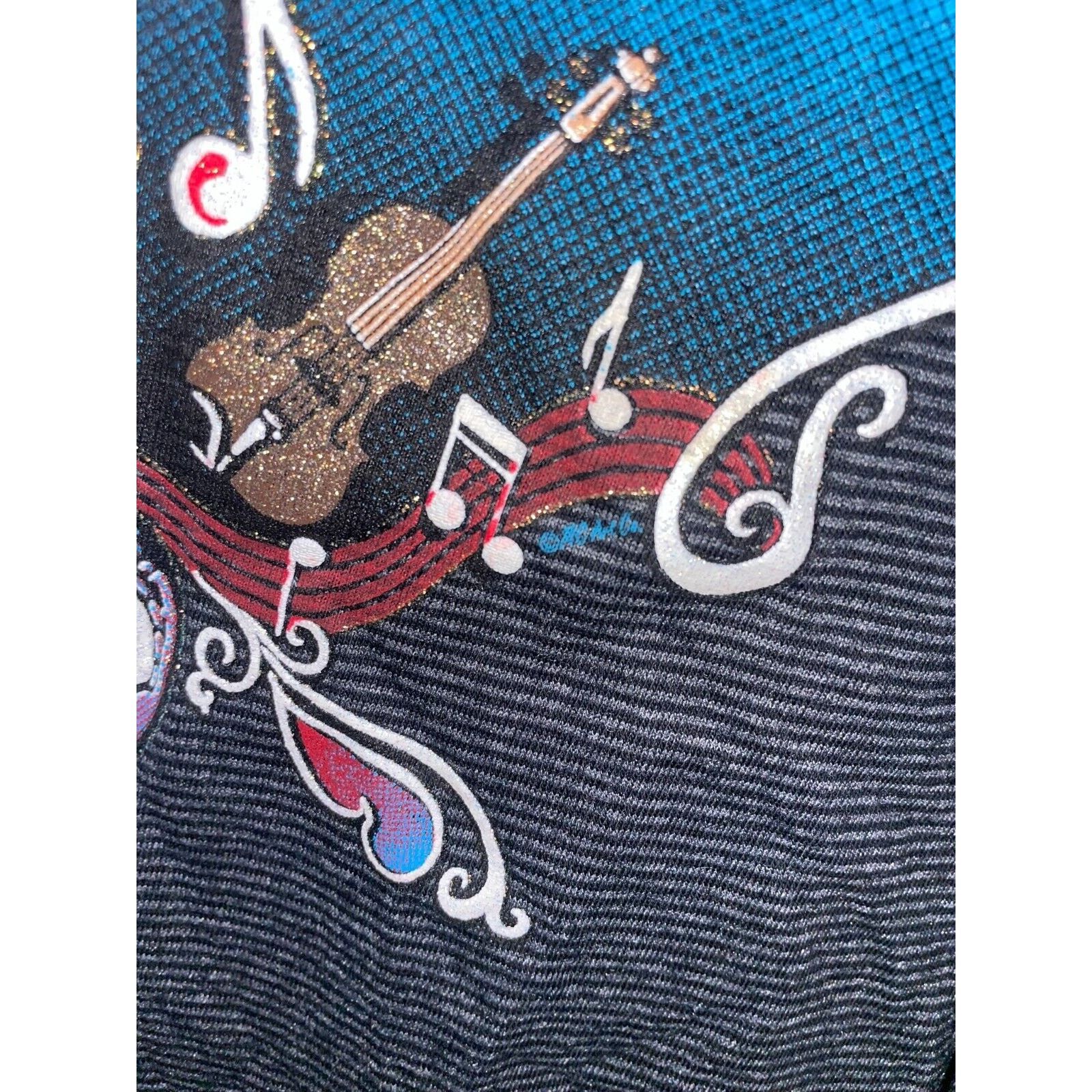 Vintage Vintage Branson Shirt MO Guitar Graphic Tee 80s Belton Large Size US L / EU 52-54 / 3 - 8 Thumbnail
